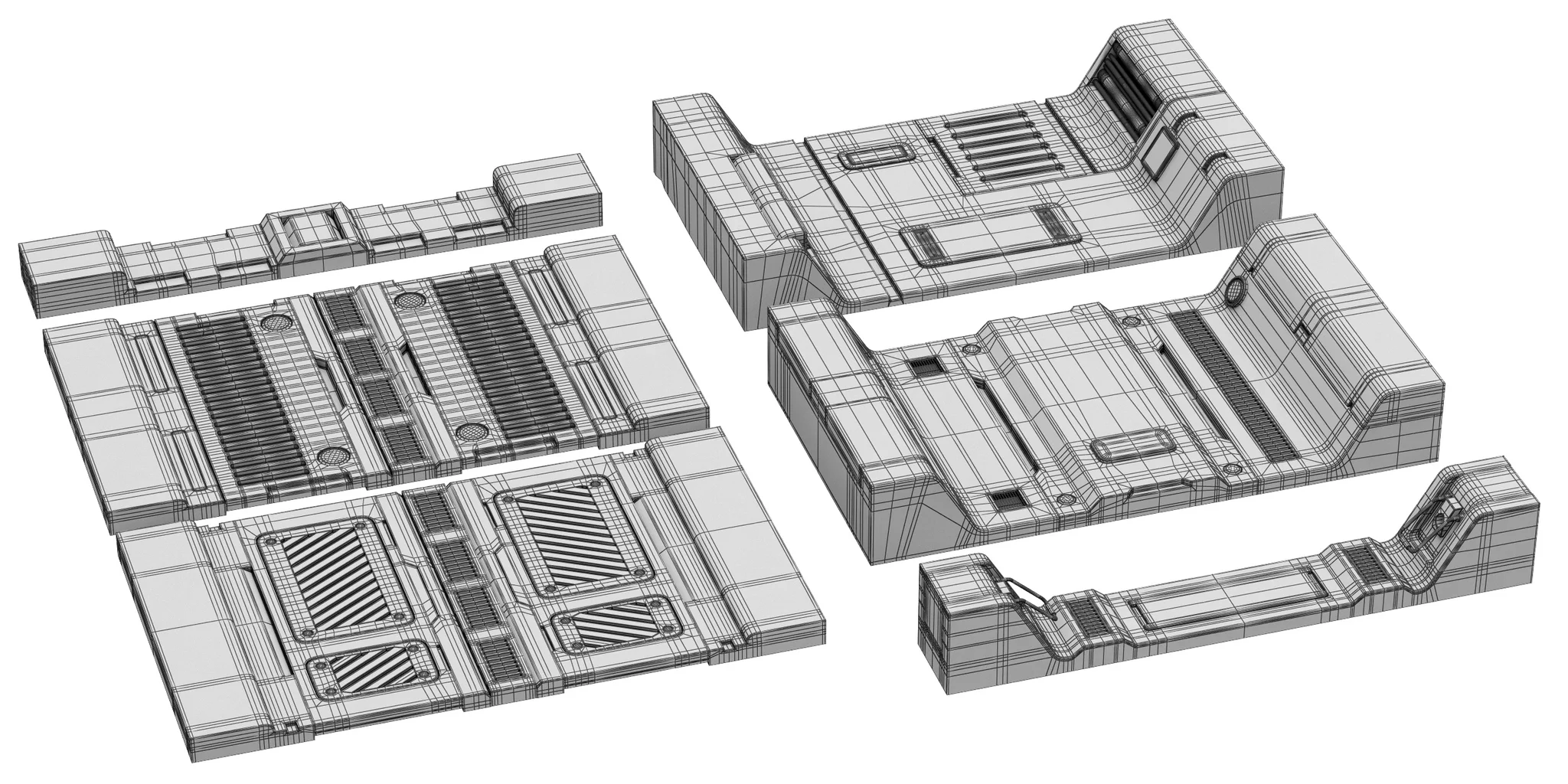 Sci Fi Builder Pack 2 — 3D model preview 13