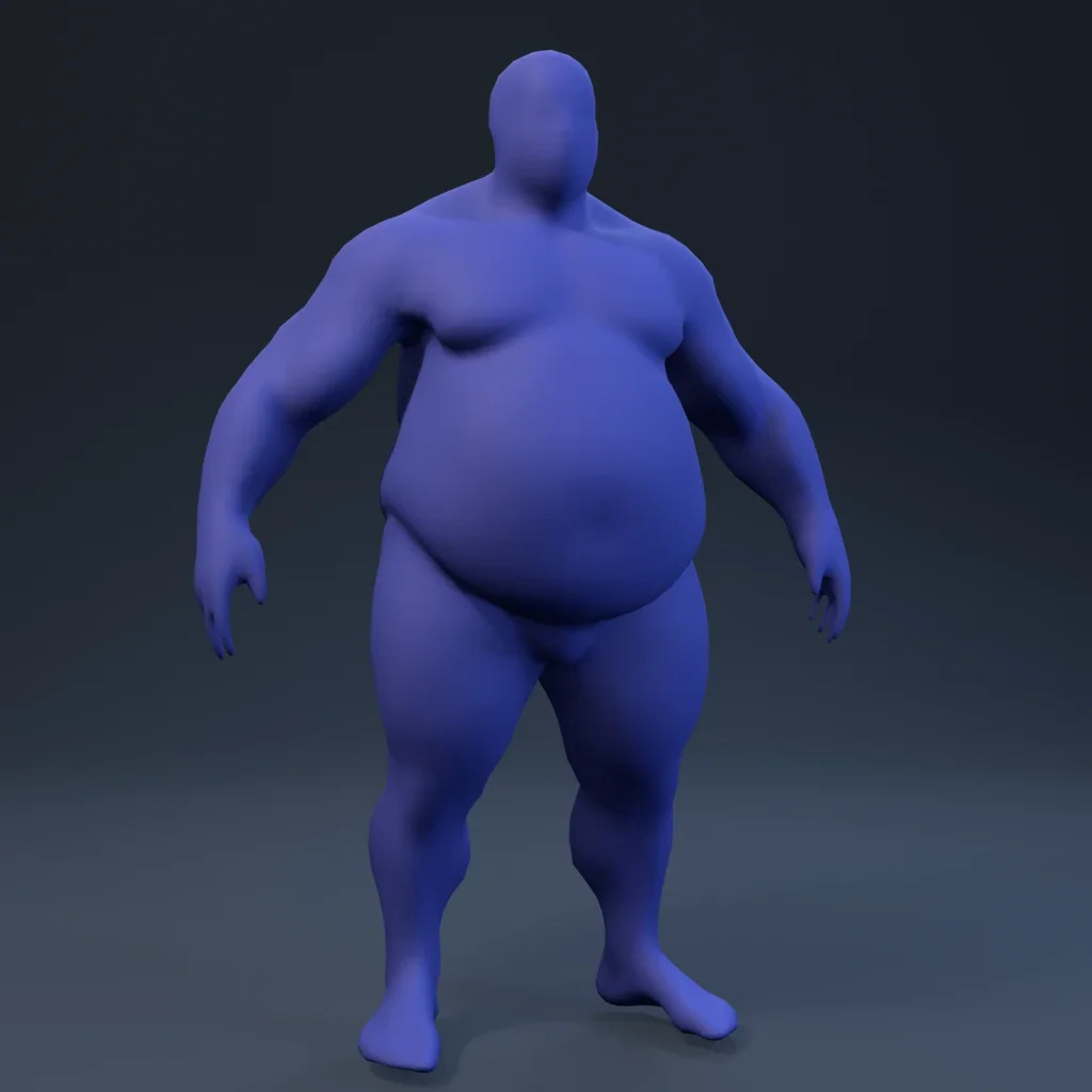 Basemesh Stylized Boy 04
