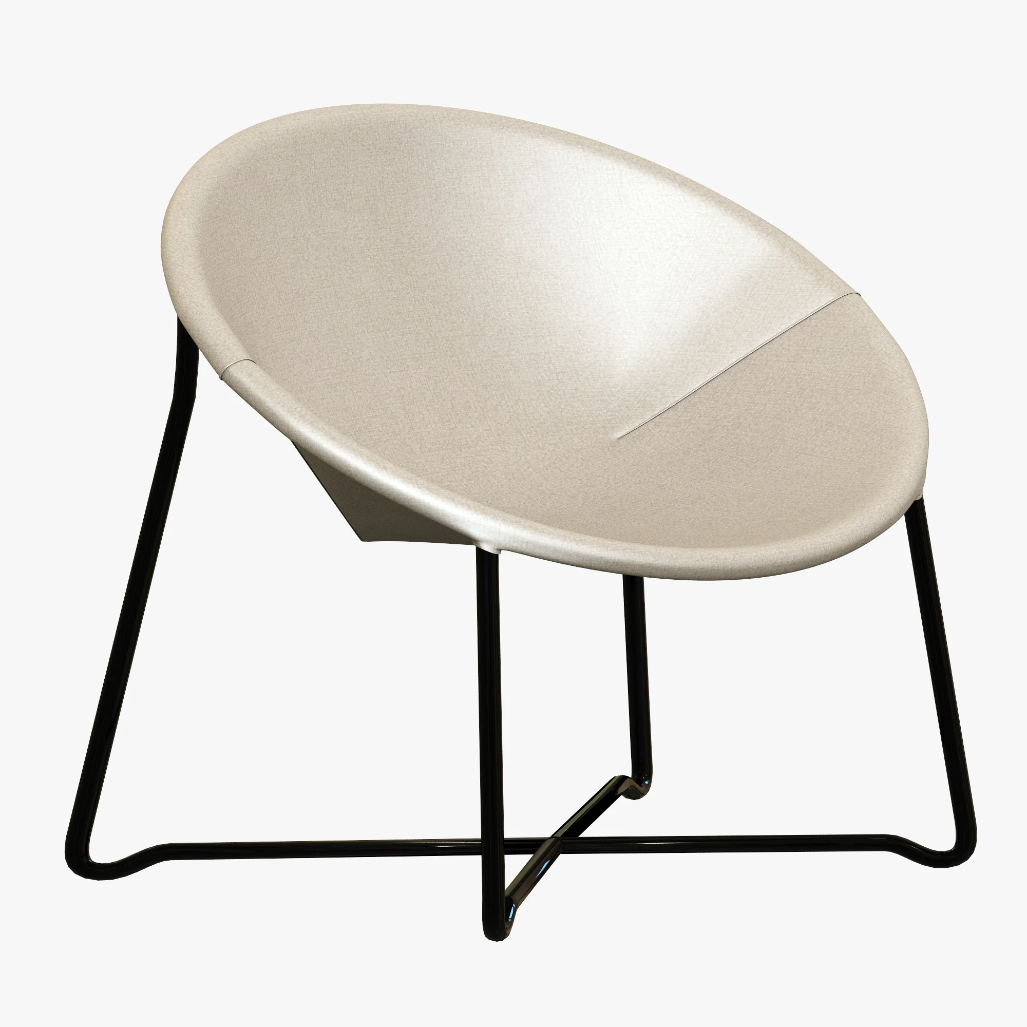 BAXTER ASKIA XXL ARMCHAIR — 3D model preview 1