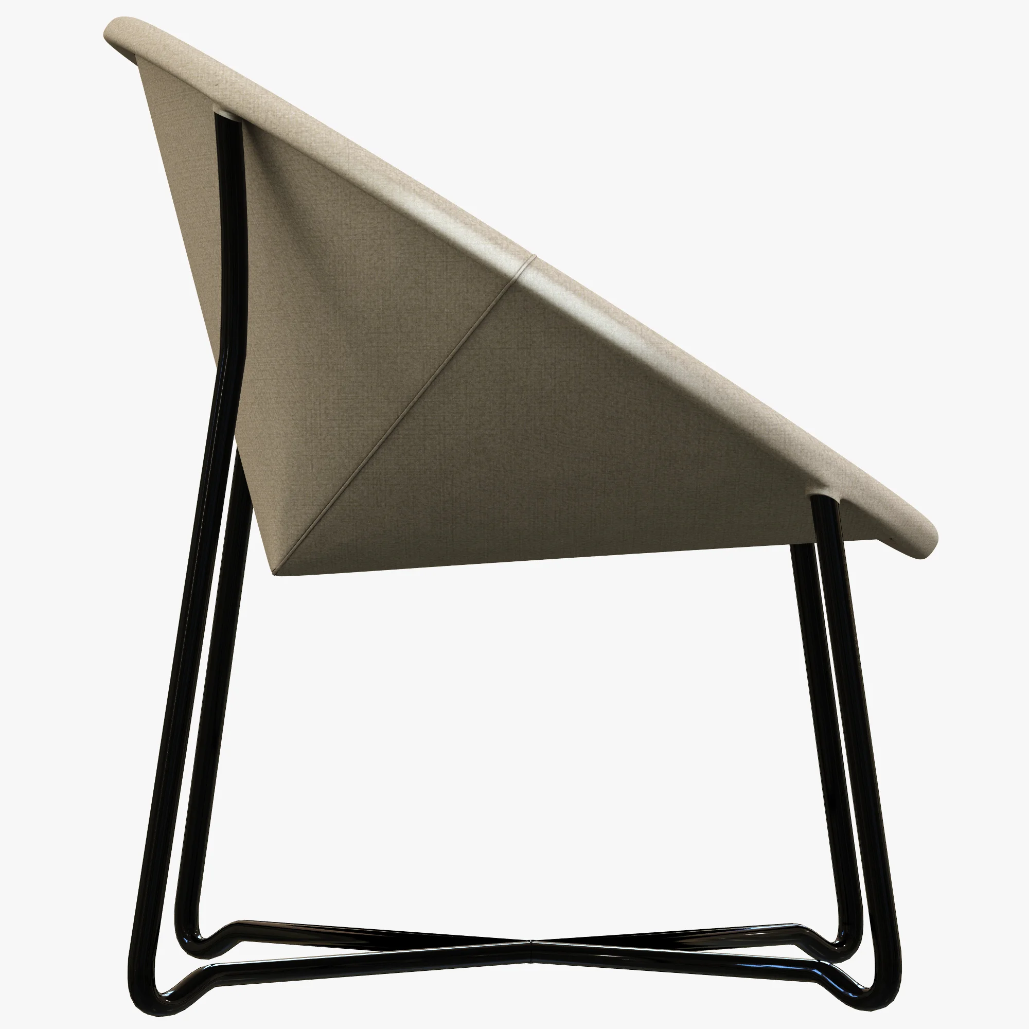 BAXTER ASKIA XXL ARMCHAIR — 3D model preview 3