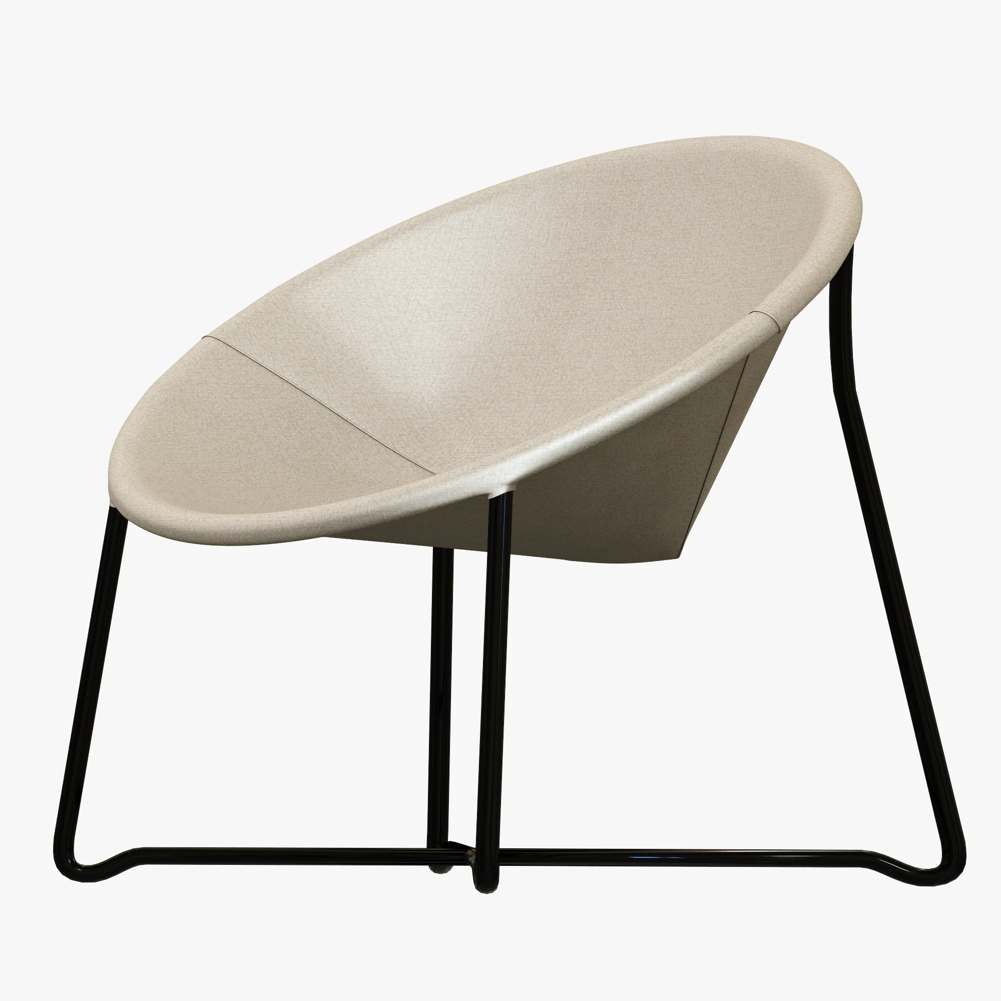 BAXTER ASKIA XXL ARMCHAIR — 3D model preview 4