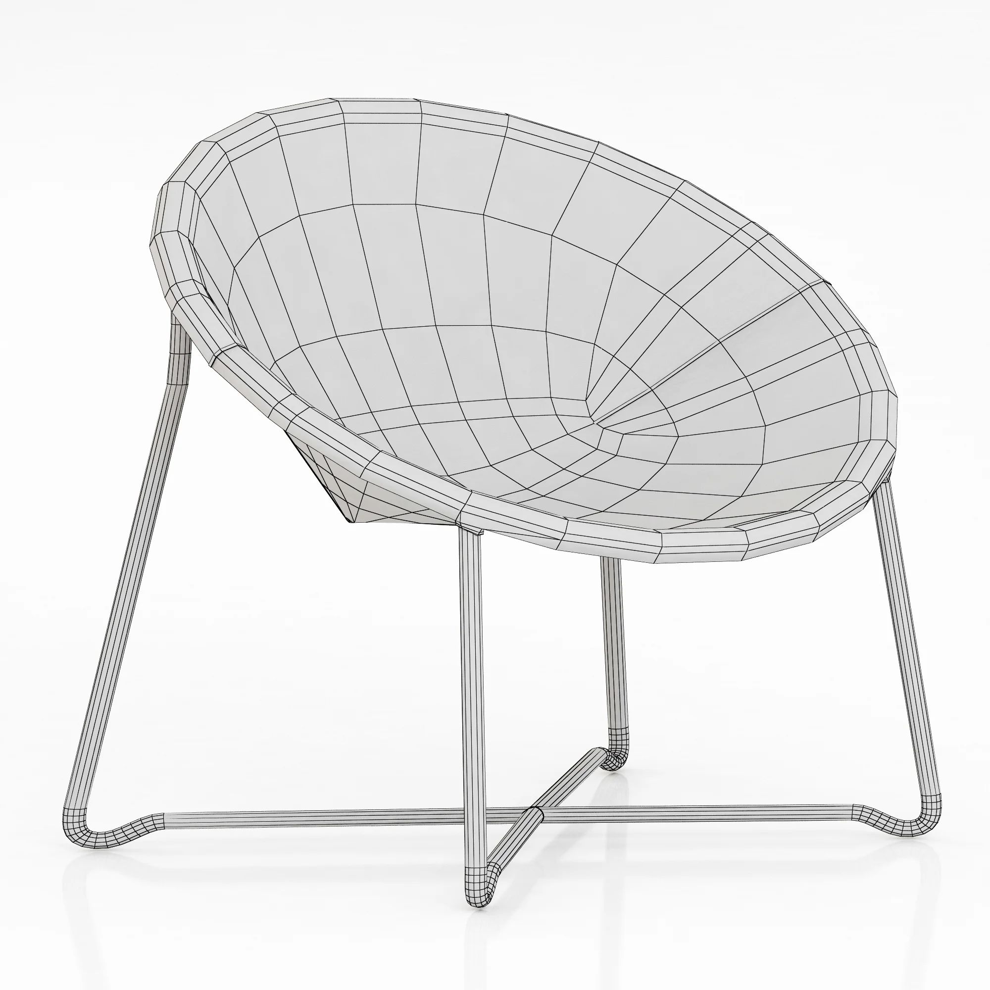 BAXTER ASKIA XXL ARMCHAIR — 3D model preview 7