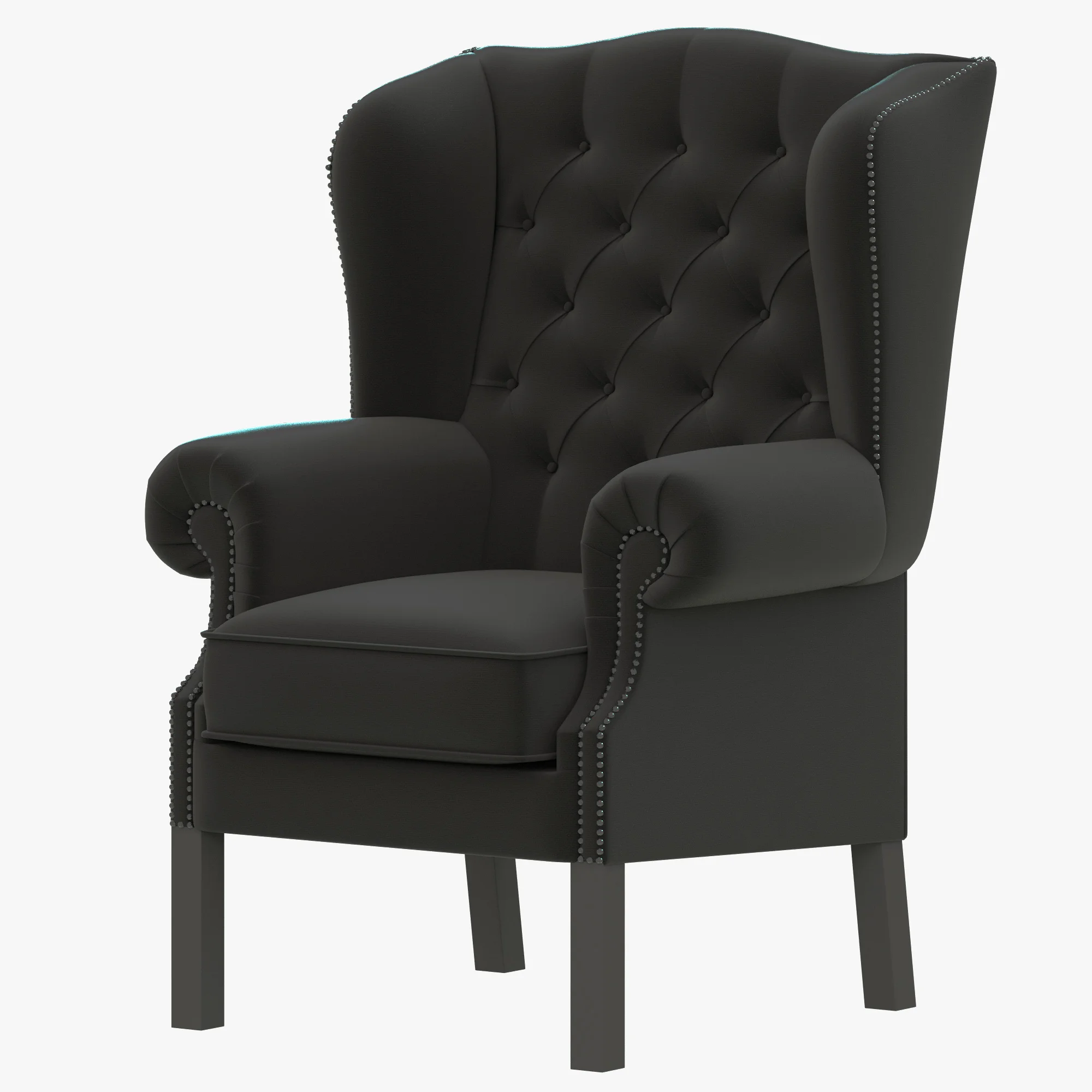 Eichholtz Club Chair Bradley — 3D model preview 8