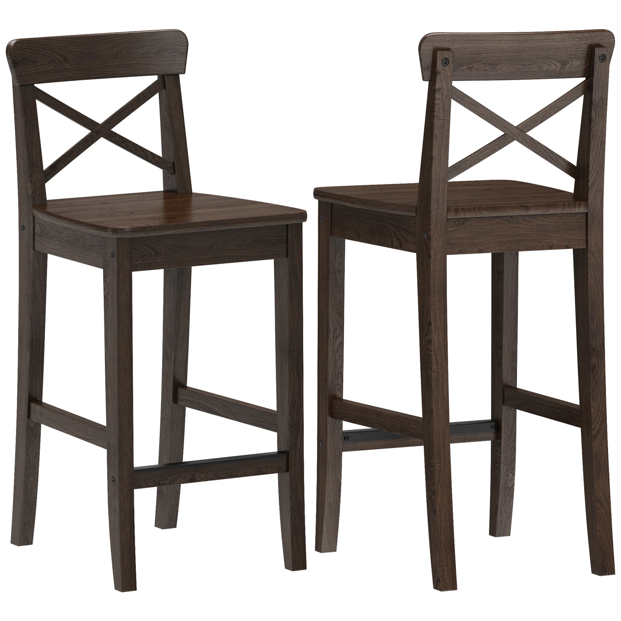Ikea INGOLF Bar Stool, 3D model preview 2