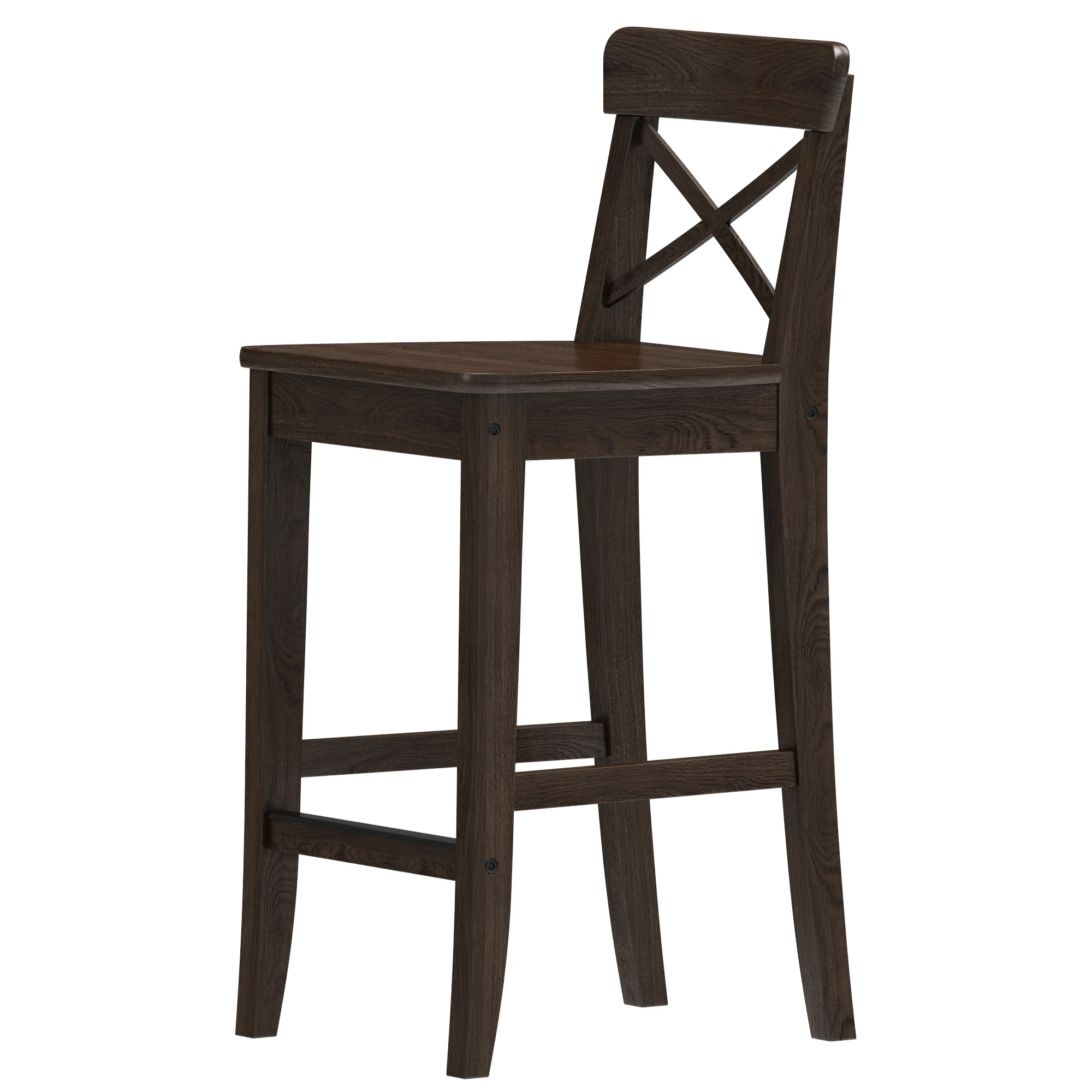 Ikea INGOLF Bar Stool, 3D model preview 3