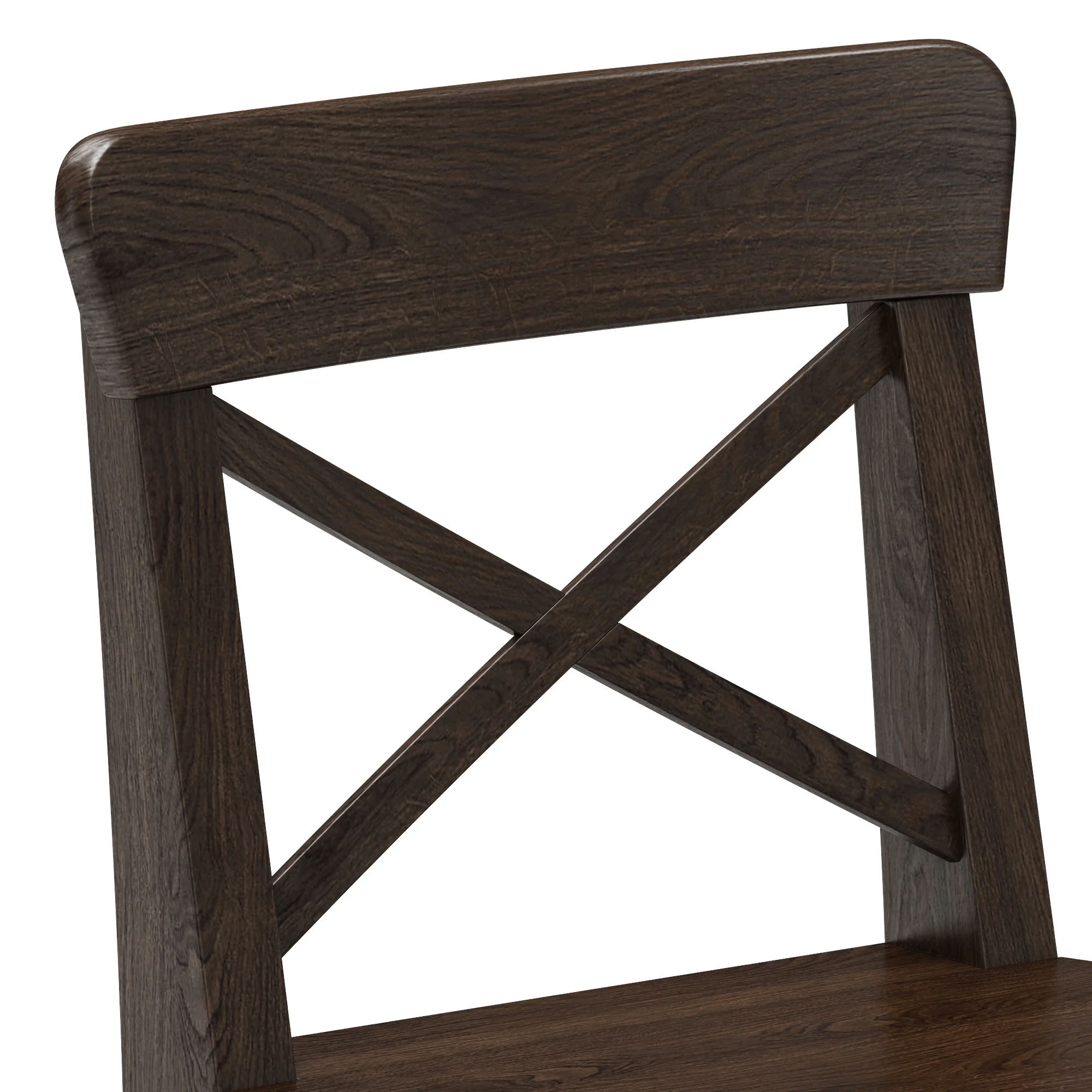 Ikea INGOLF Bar Stool, 3D model preview 4