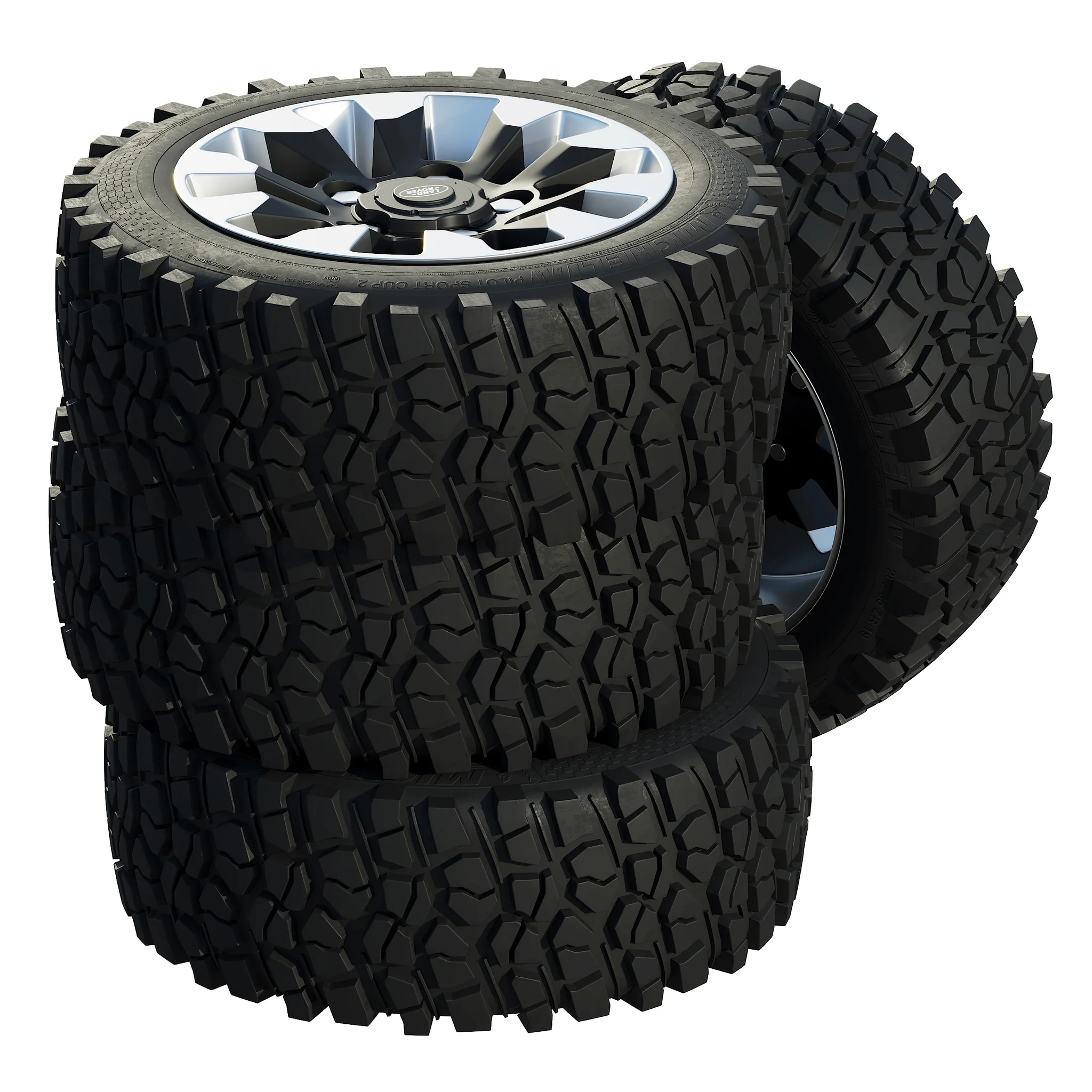 Land Rover Defender Tires — 3D model preview 2