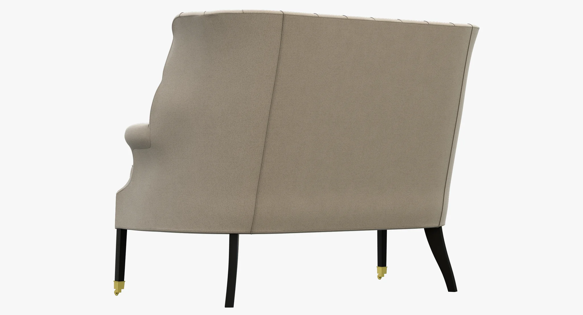 Restoration Hardware 19th C. English Wing Settee — 3D model preview 8