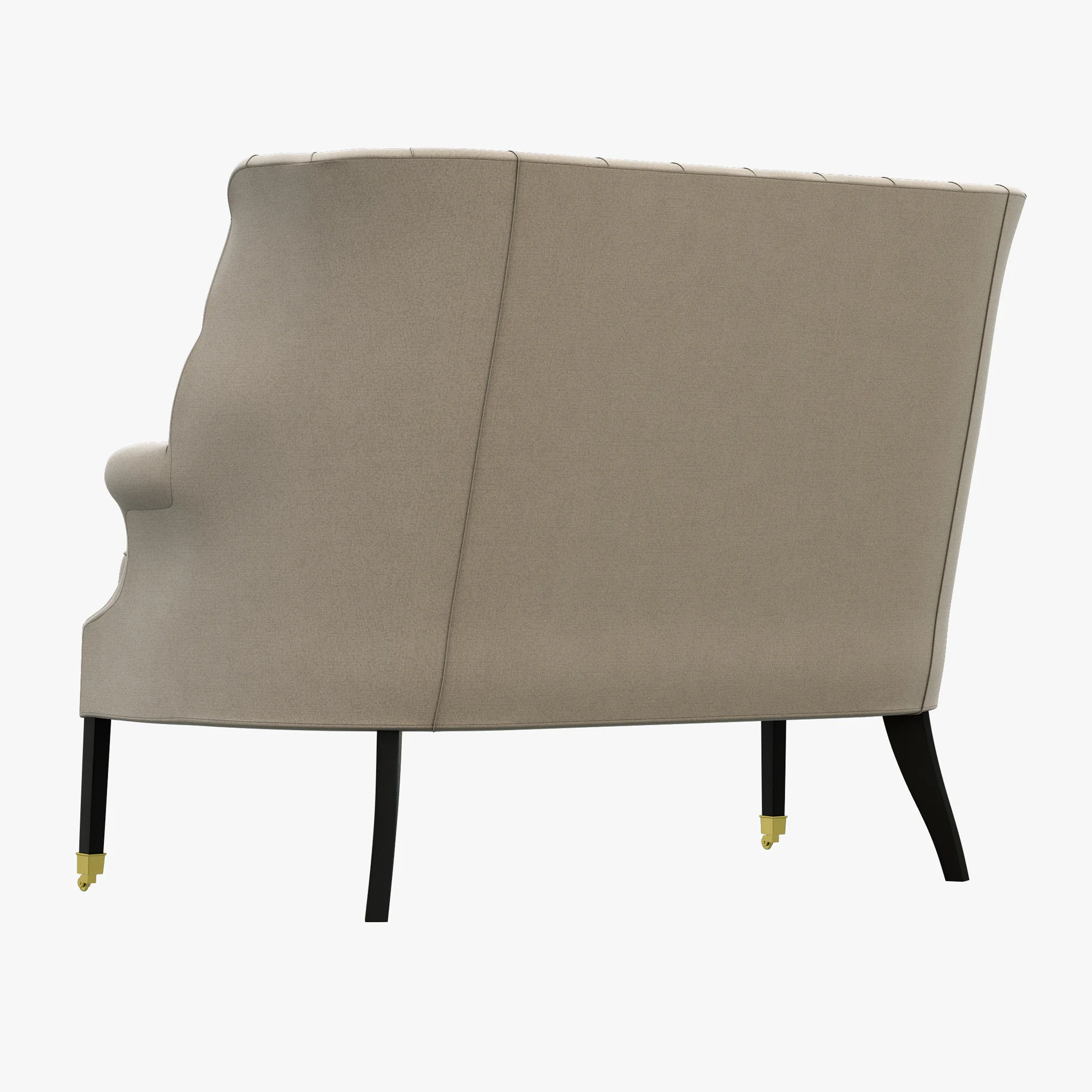 Restoration Hardware 19th C. English Wing Settee — 3D model preview 9