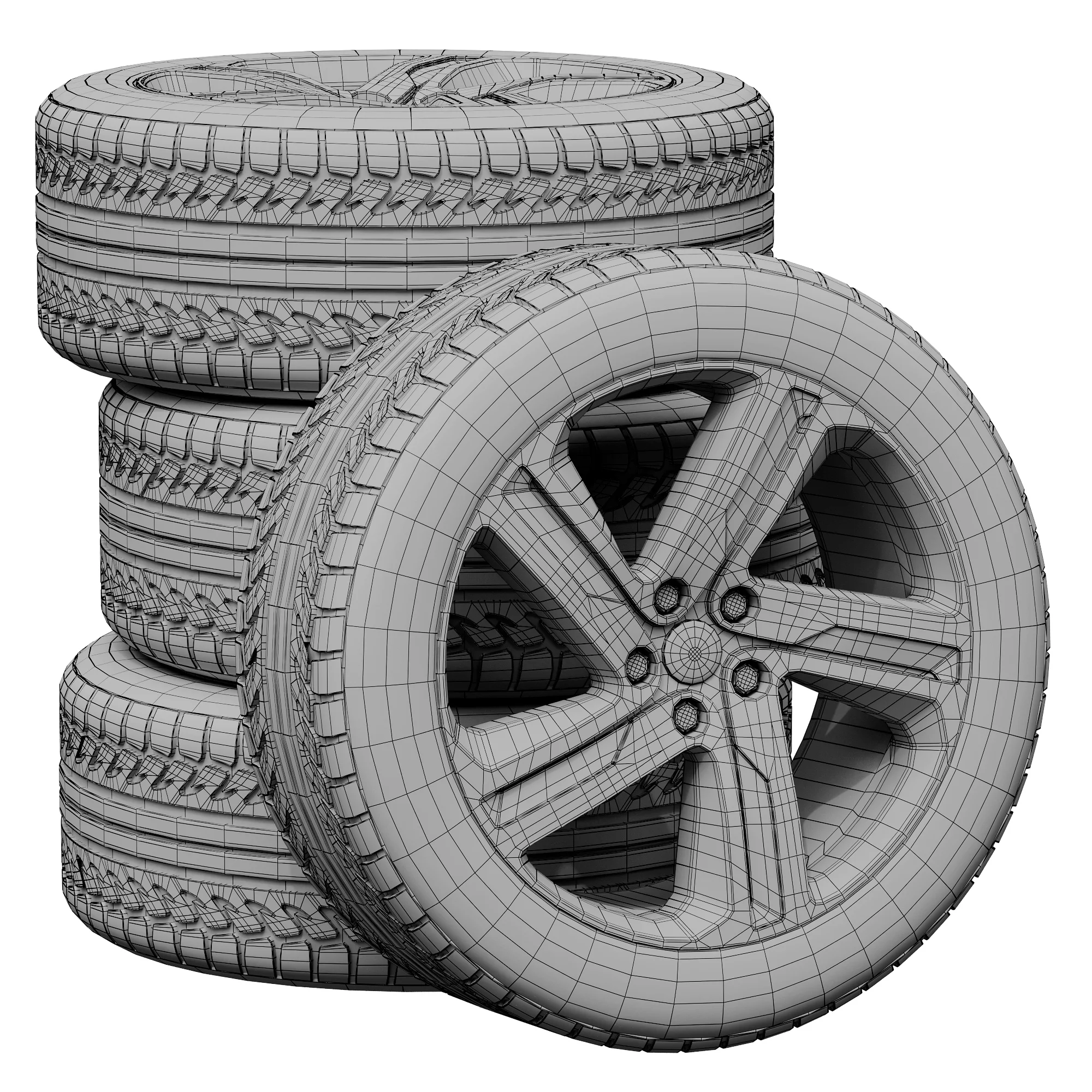 Land Rover Tires — 3D model preview 1