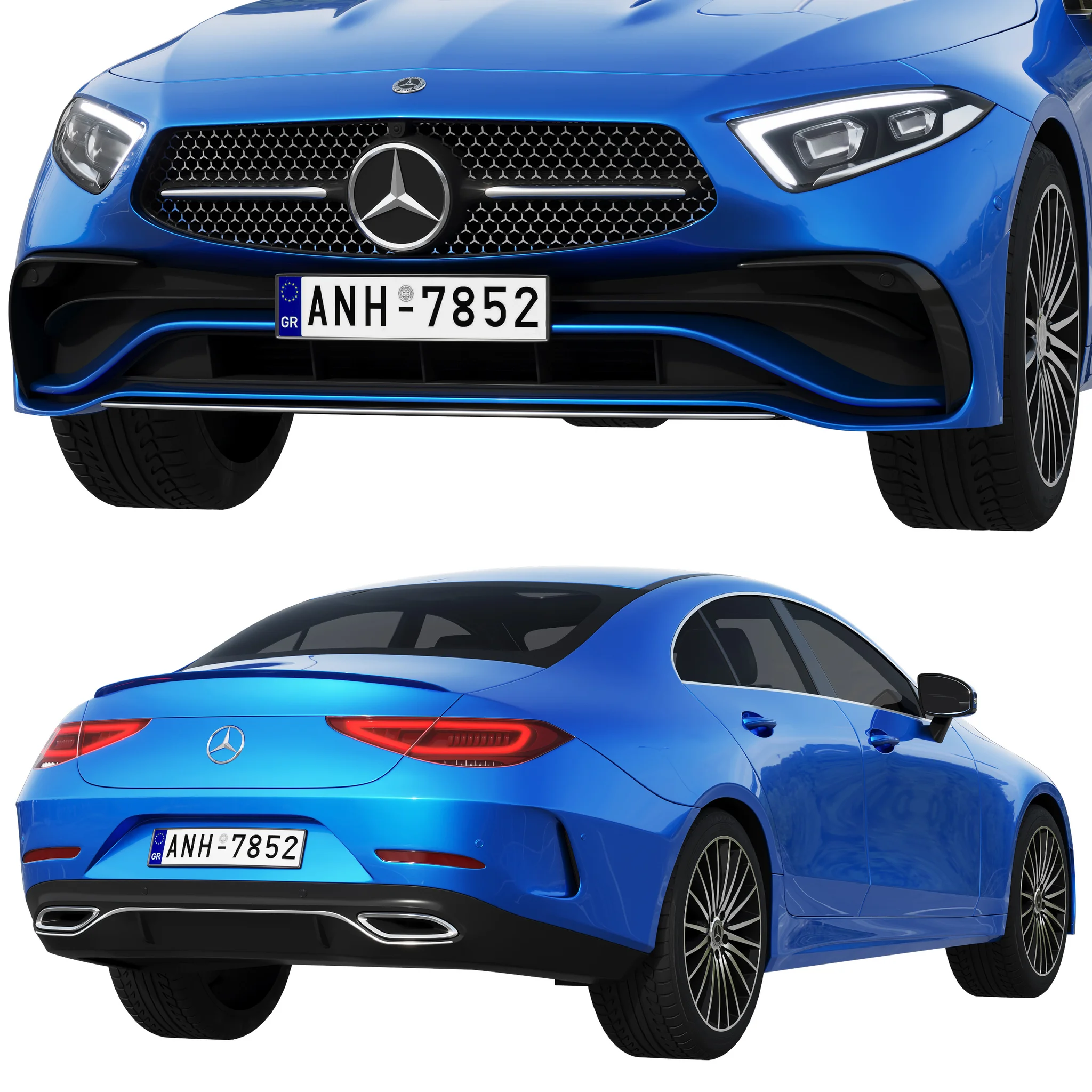 Mercedes Benz CLS 2022, 3D model preview 3