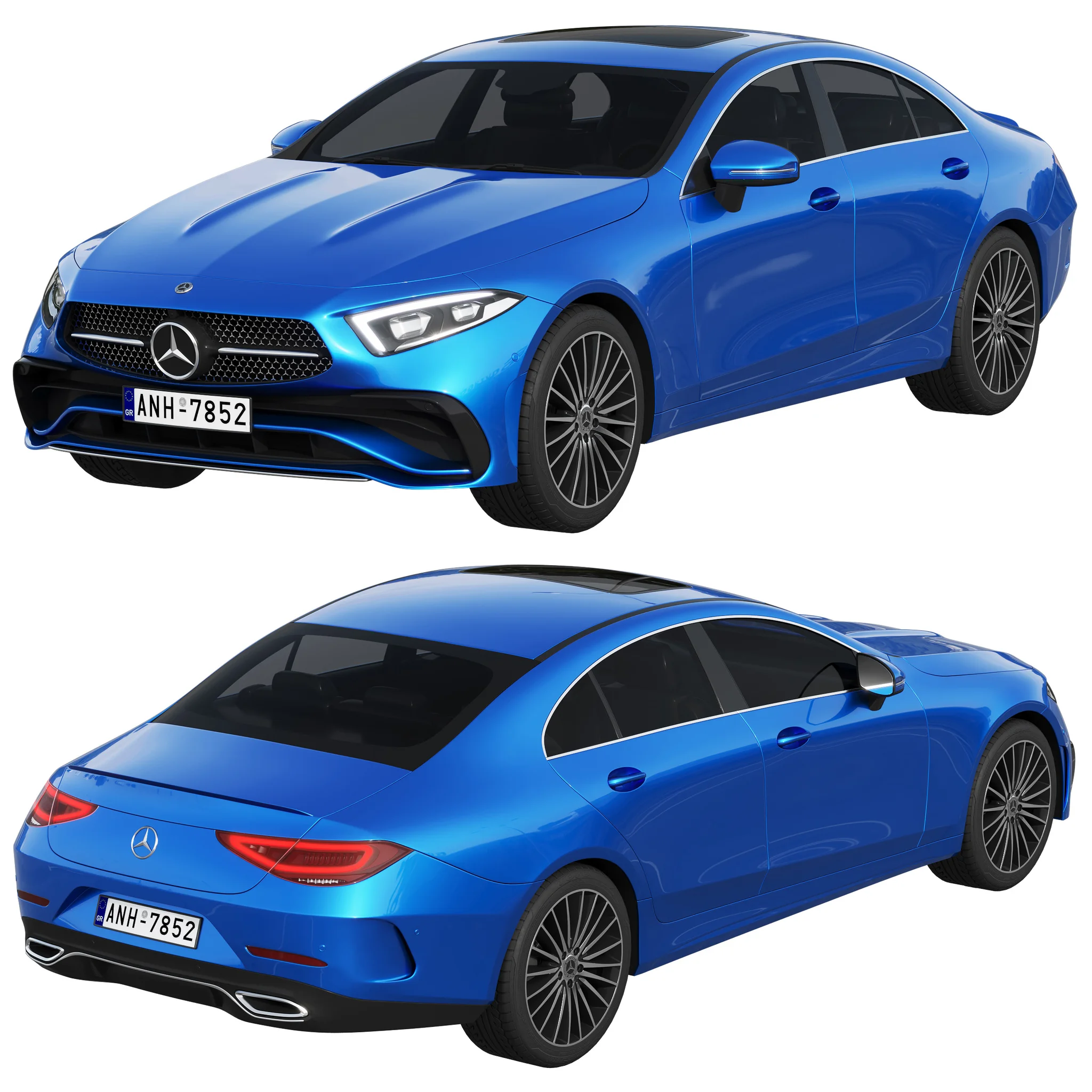 Mercedes Benz CLS 2022, 3D model preview 7