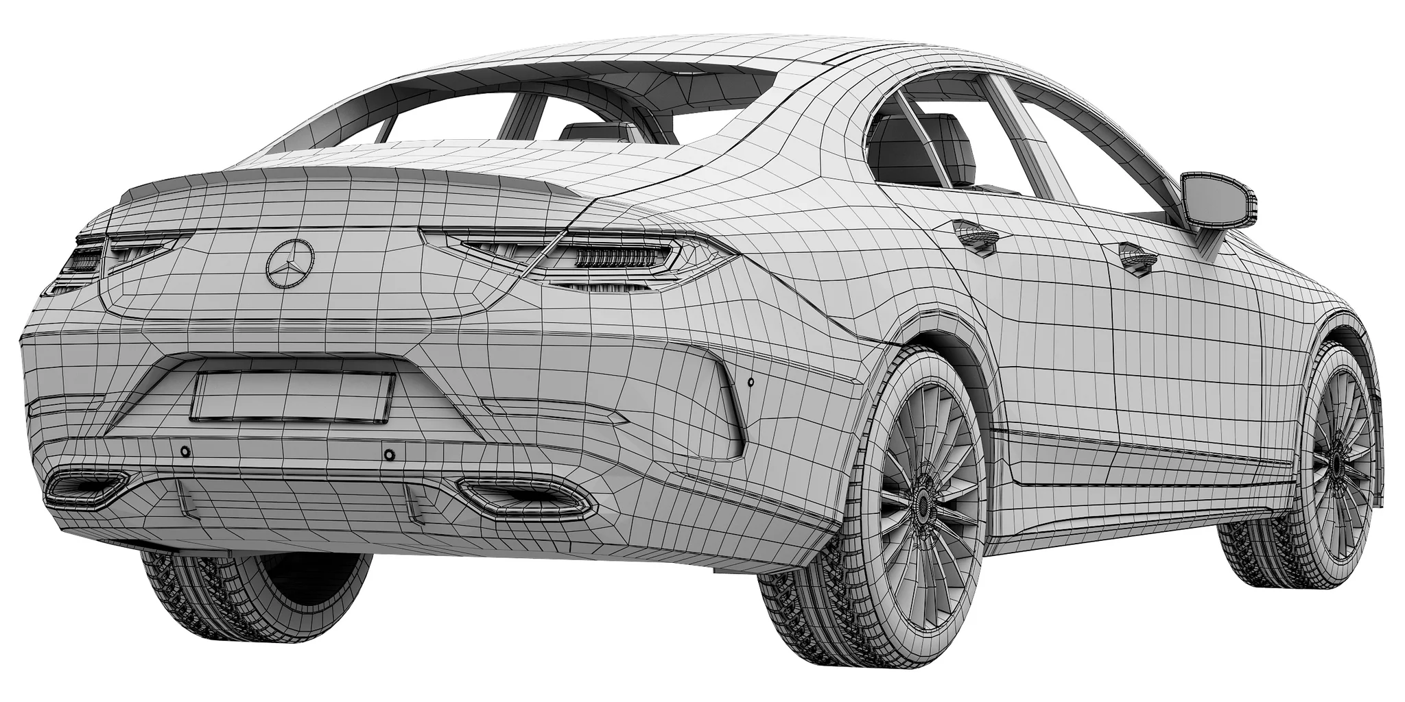 Mercedes Benz CLS 2022, 3D model preview 8