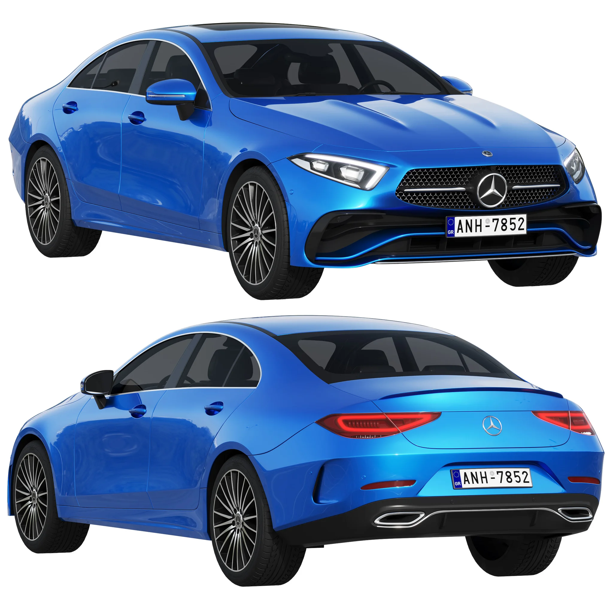 Mercedes Benz CLS 2022, 3D model preview 16