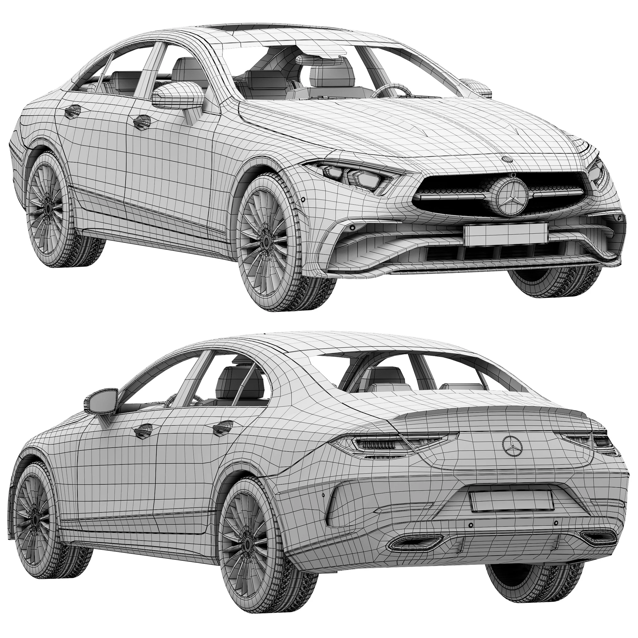 Mercedes Benz CLS 2022, 3D model preview 18