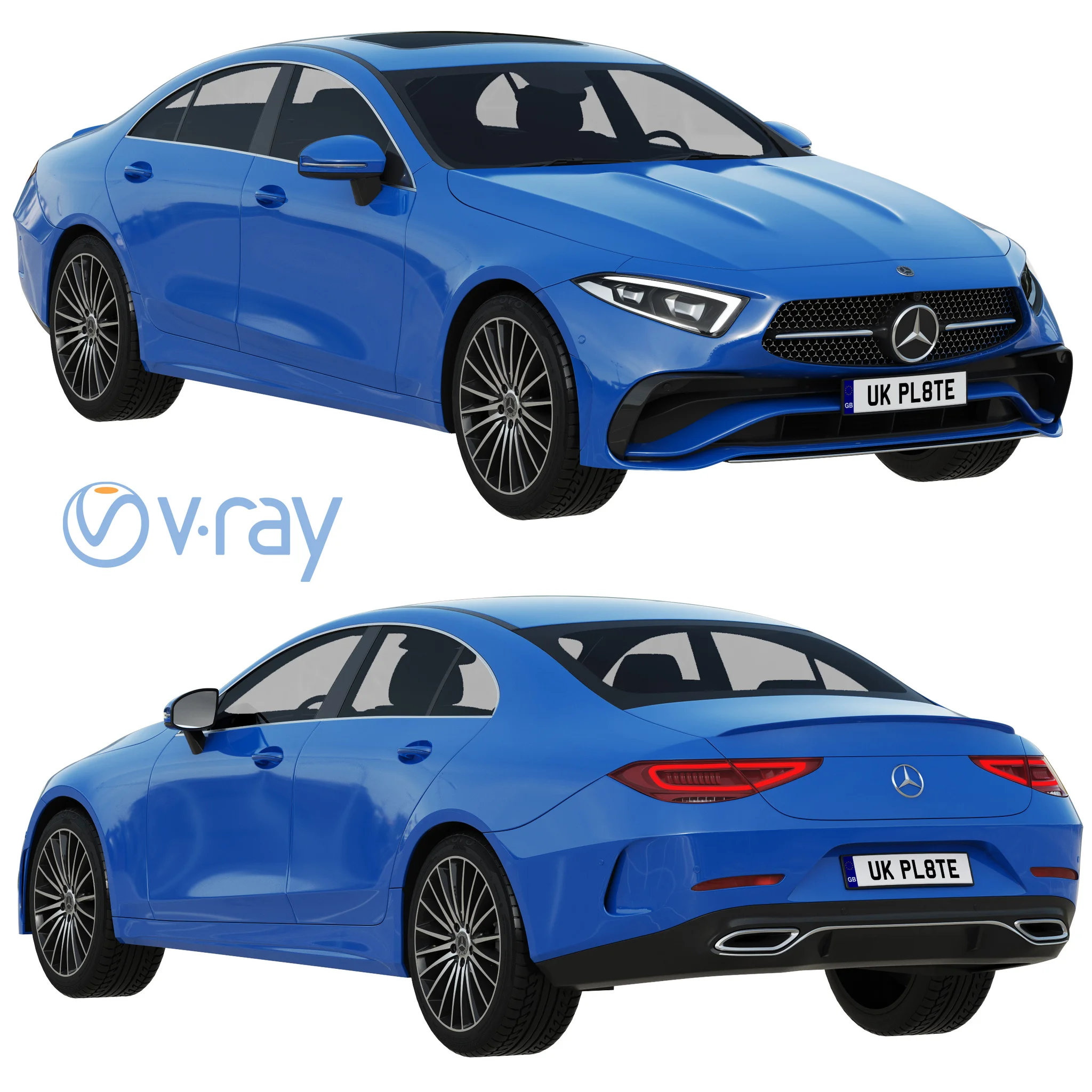 Mercedes Benz CLS 2022, 3D model preview 20