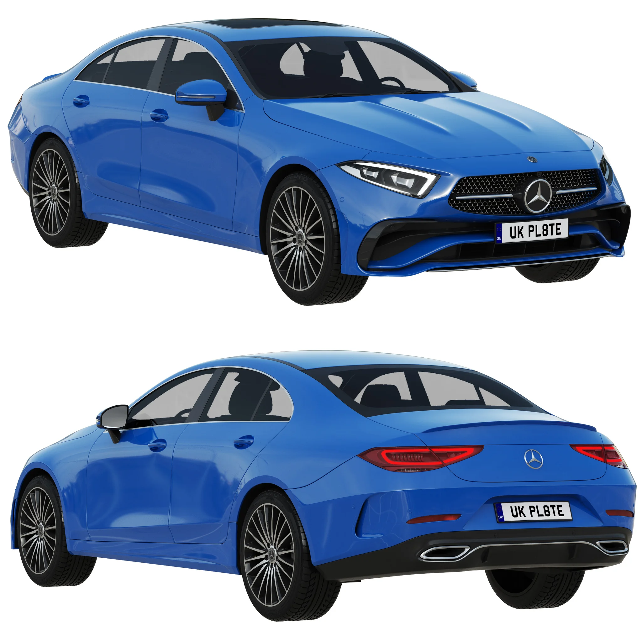 Mercedes Benz CLS 2022, 3D model preview 21