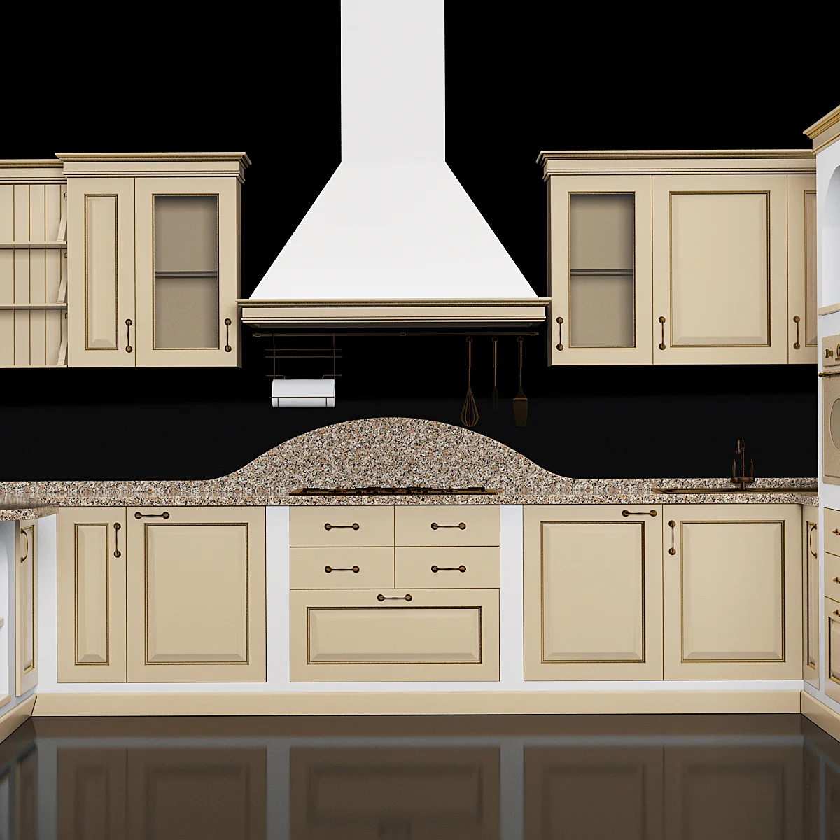 Classic Kitchen3 — 3D model preview 3