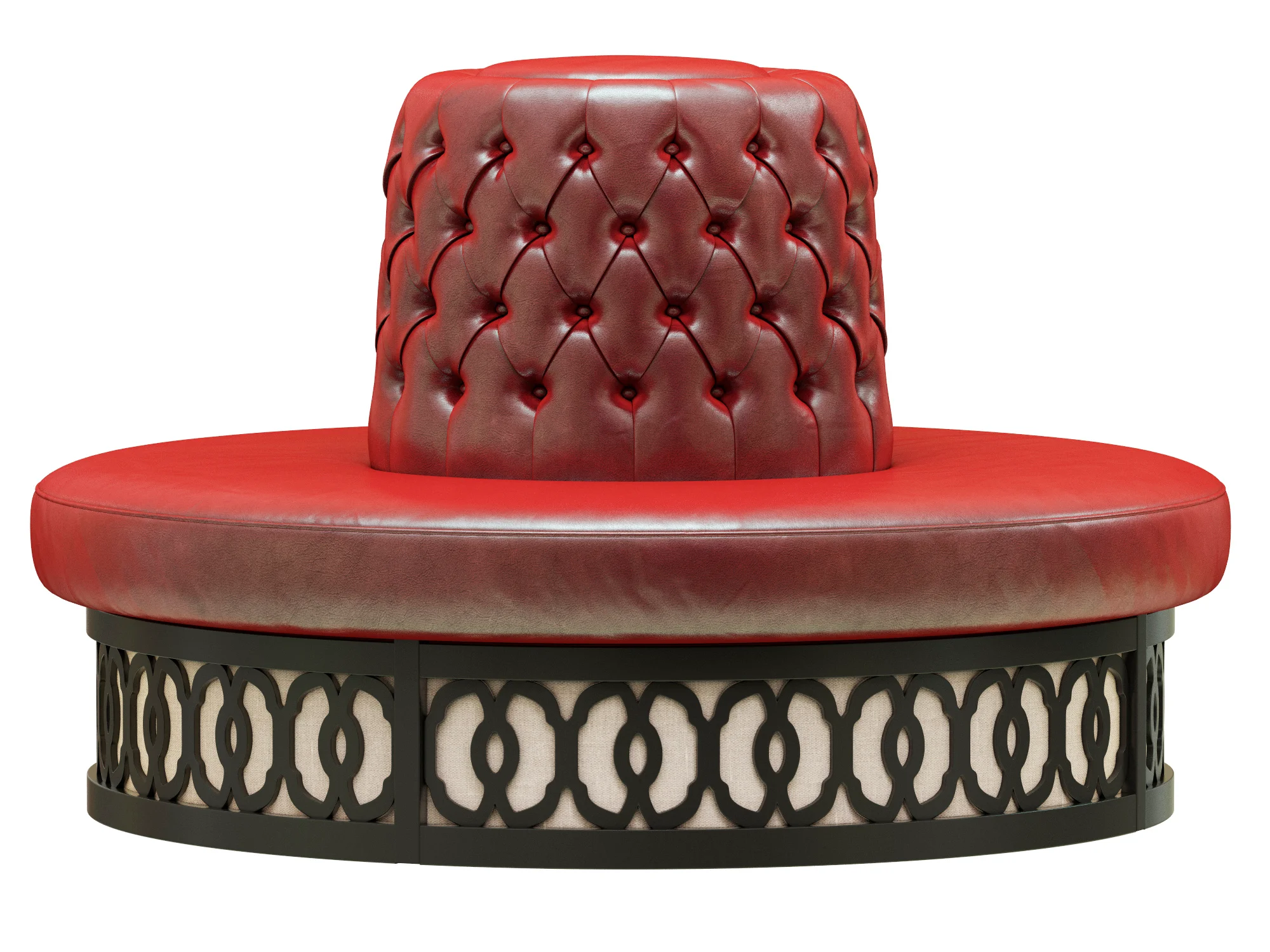 BRUNO ZAMPA JOSHUA ROUND BENCH — 3D model preview 2