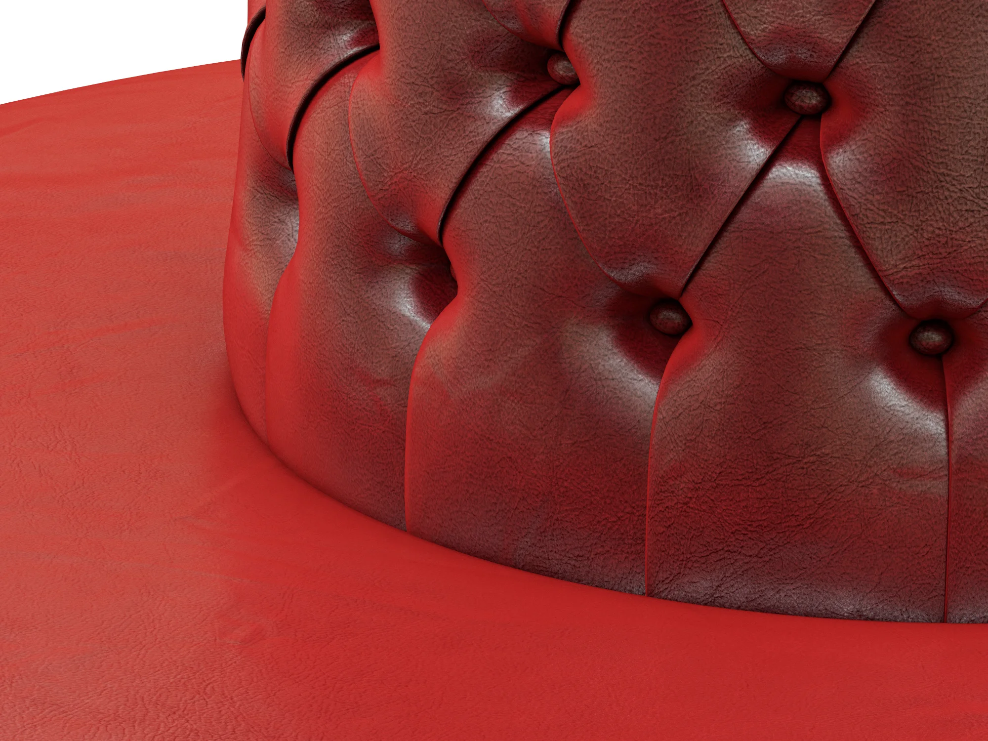 BRUNO ZAMPA JOSHUA ROUND BENCH — 3D model preview 4