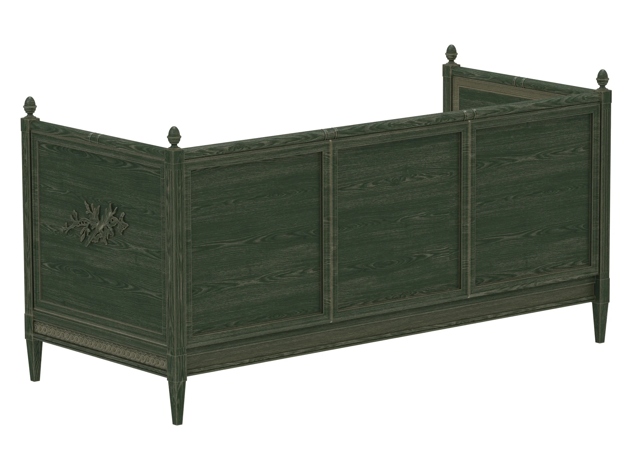 Salda Arredamenti Divano Letto Luigi XVI 8510 — 3D model preview 5