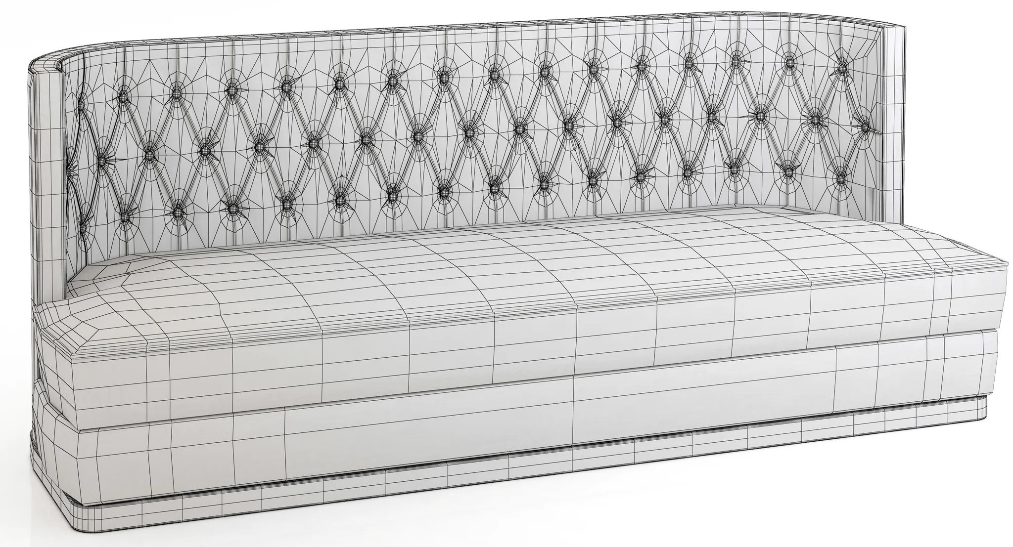Brabbu Bourbon Sofa — 3D model preview 3