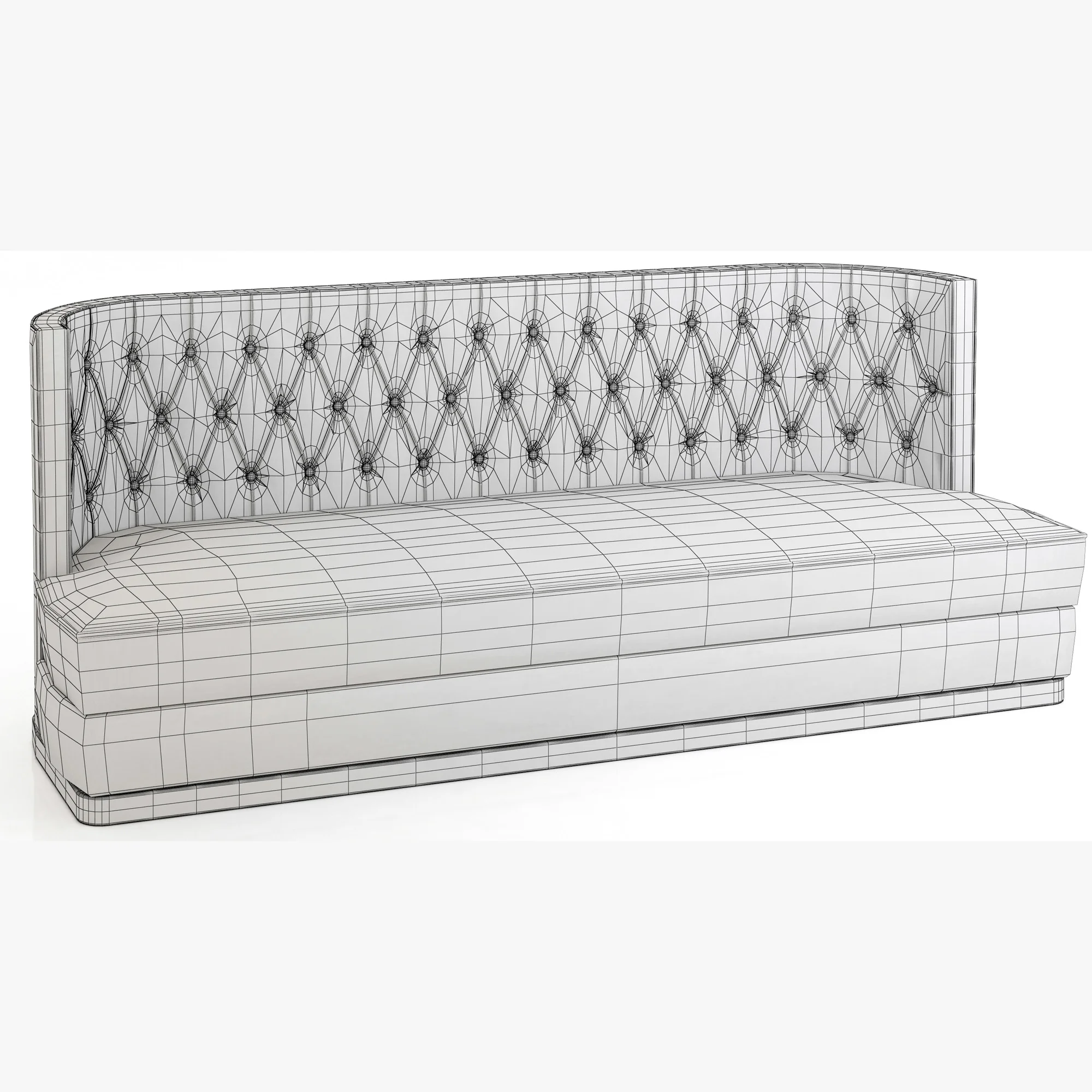 Brabbu Bourbon Sofa — 3D model preview 4