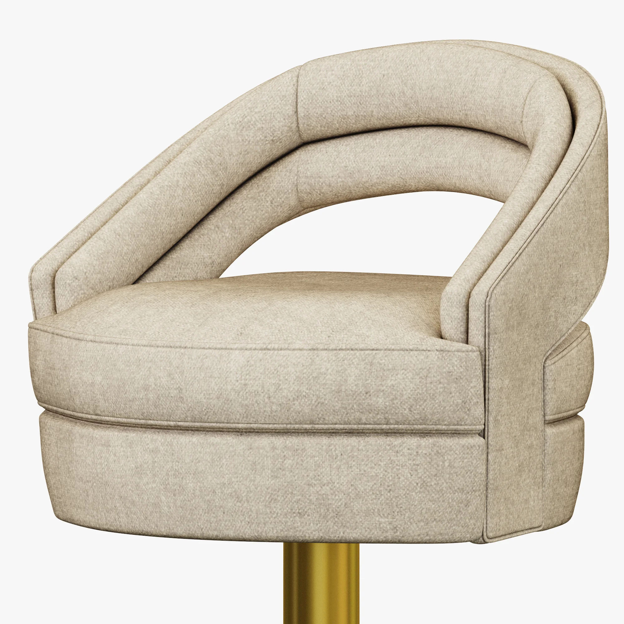 Essential Home Russel Bar Chair — 3D model preview 5