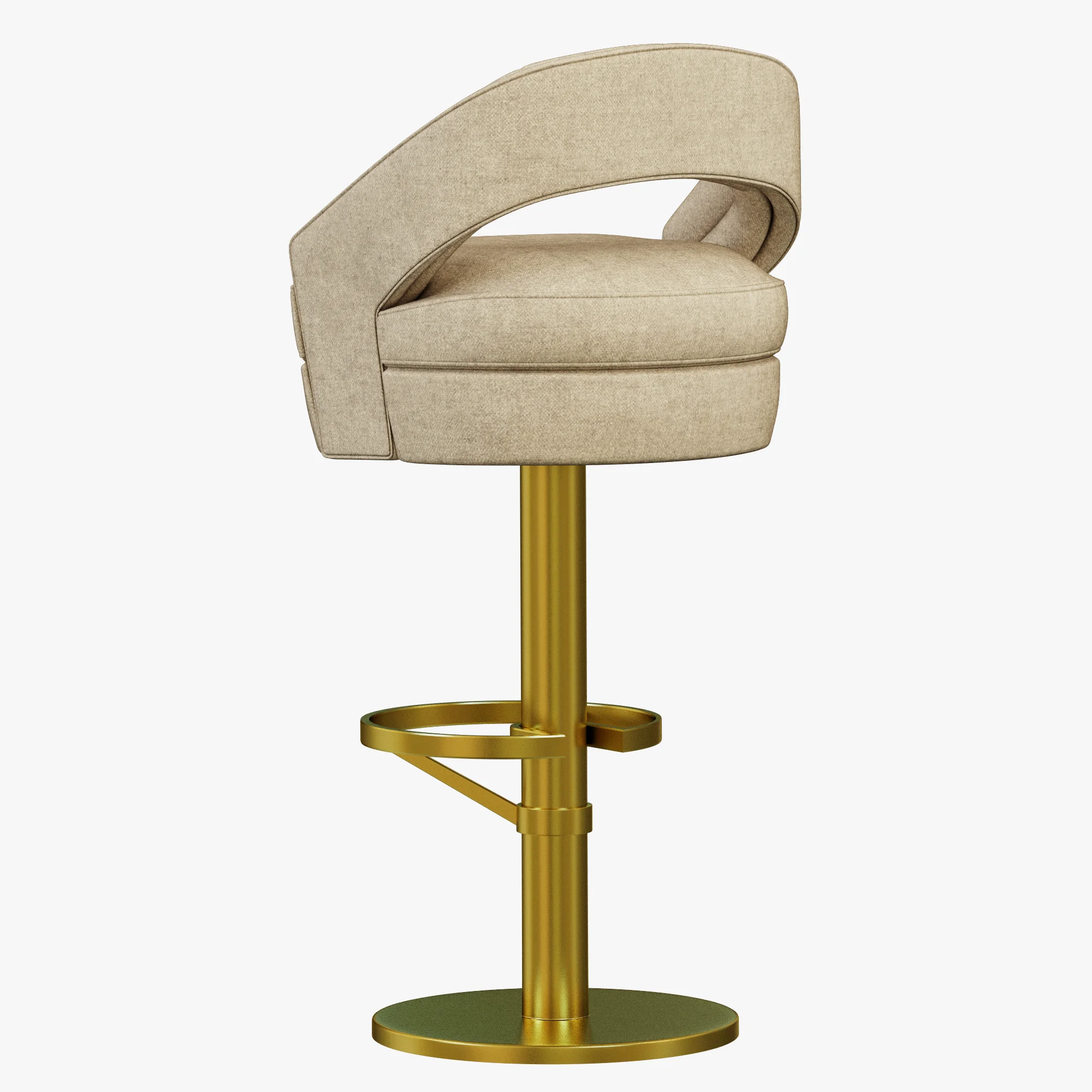 Essential Home Russel Bar Chair — 3D model preview 6
