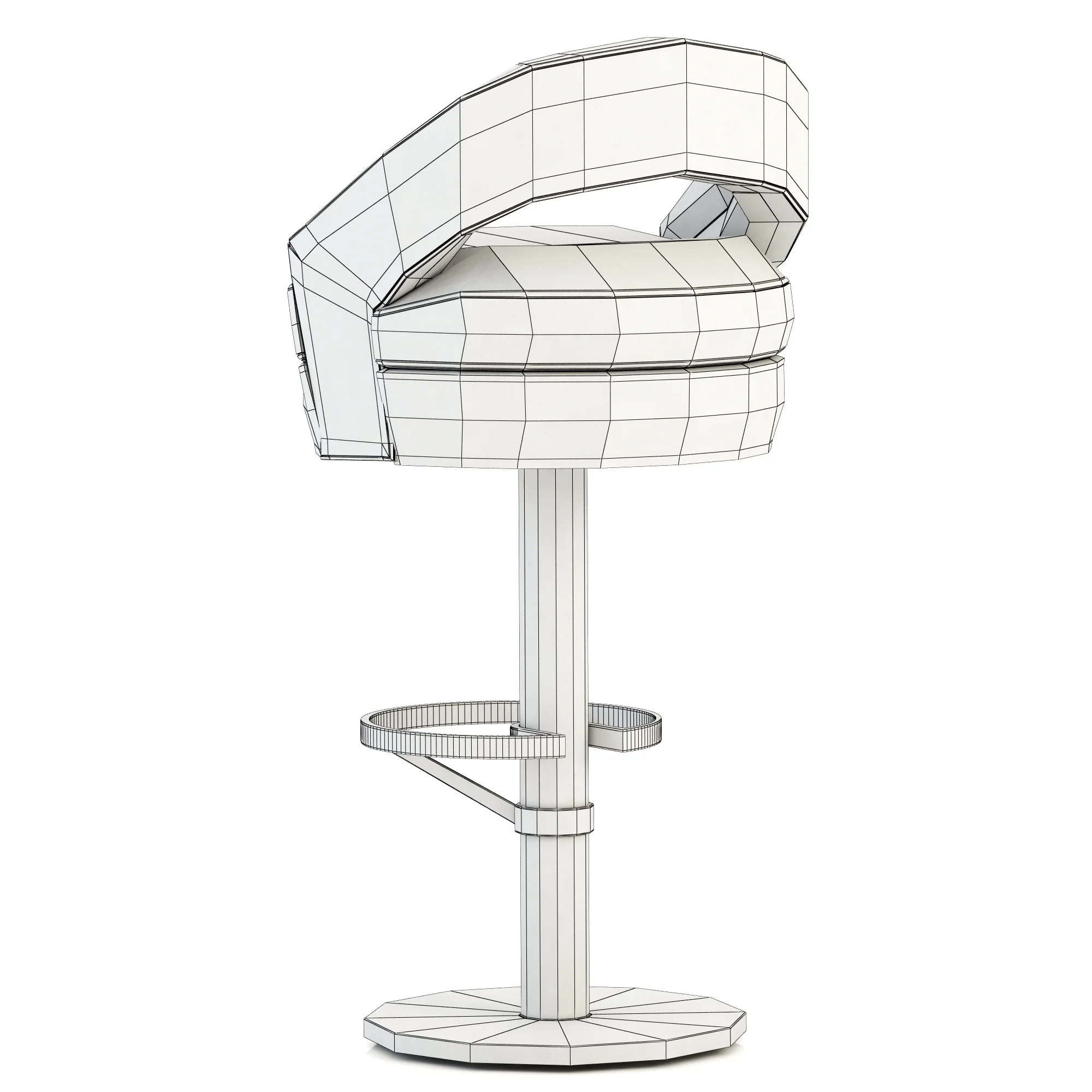 Essential Home Russel Bar Chair — 3D model preview 8