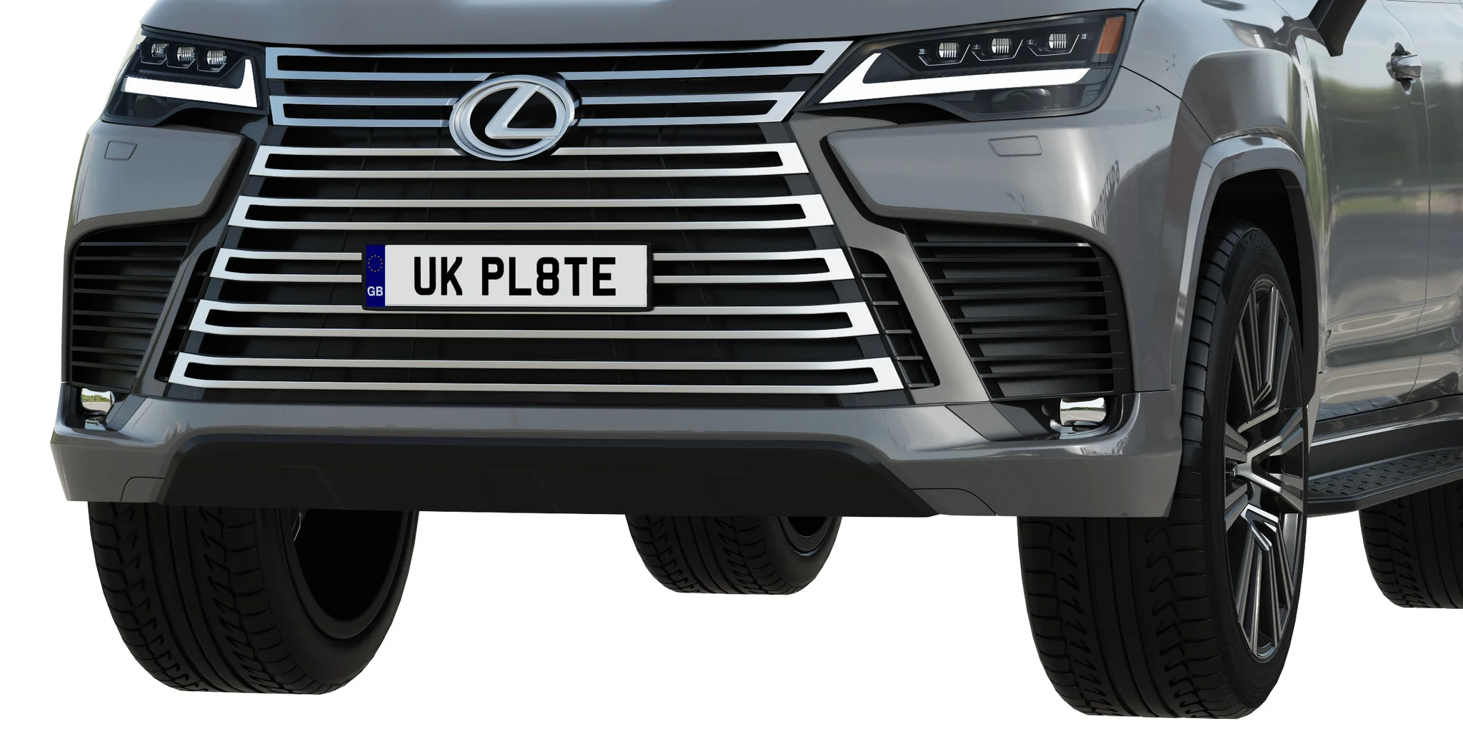 Lexus LX600, 3D model preview 4