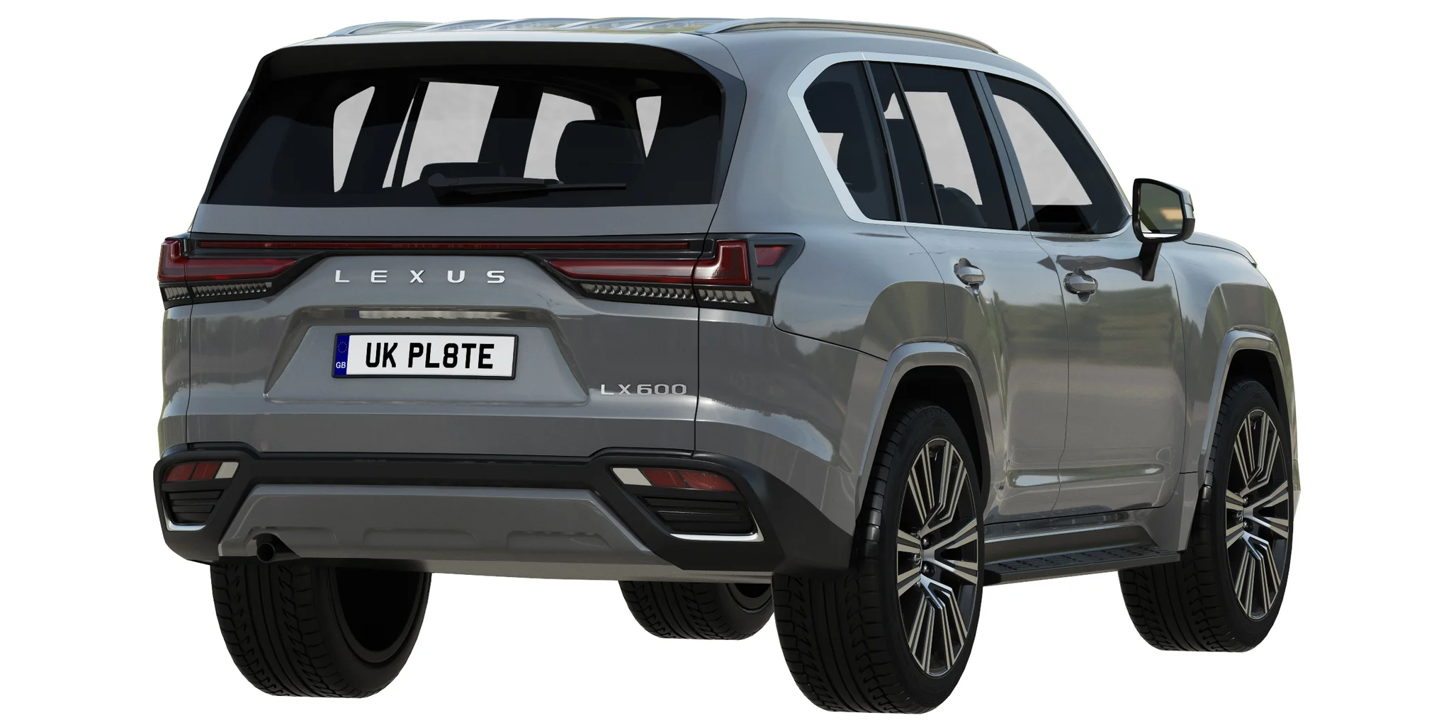 Lexus LX600, 3D model preview 9