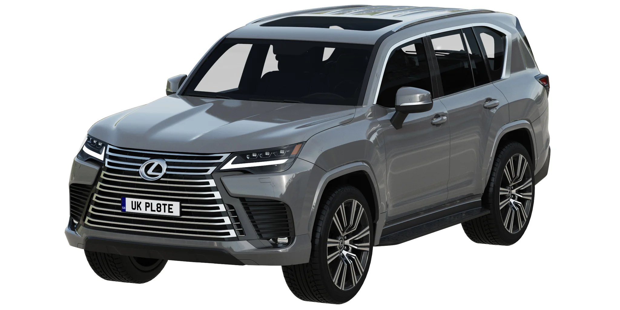 Lexus LX600, 3D model preview 13