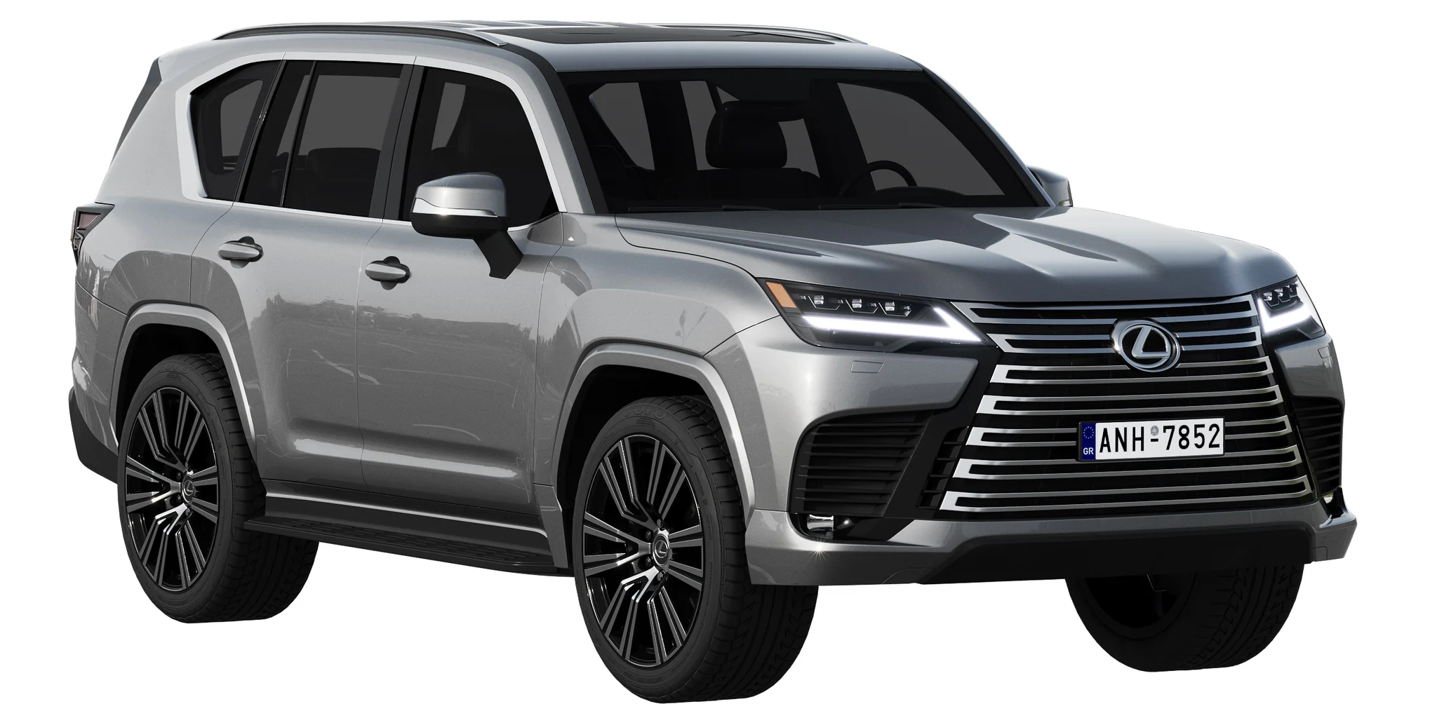 Lexus LX600, 3D model preview 15