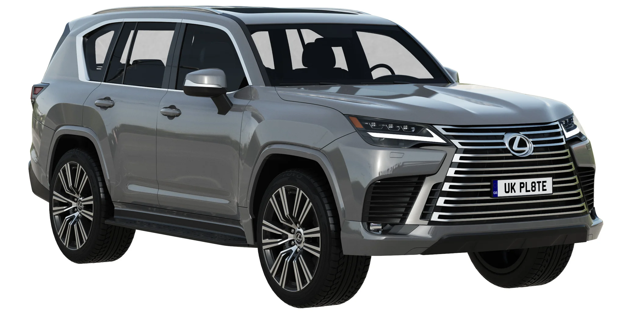 Lexus LX600, 3D model preview 19