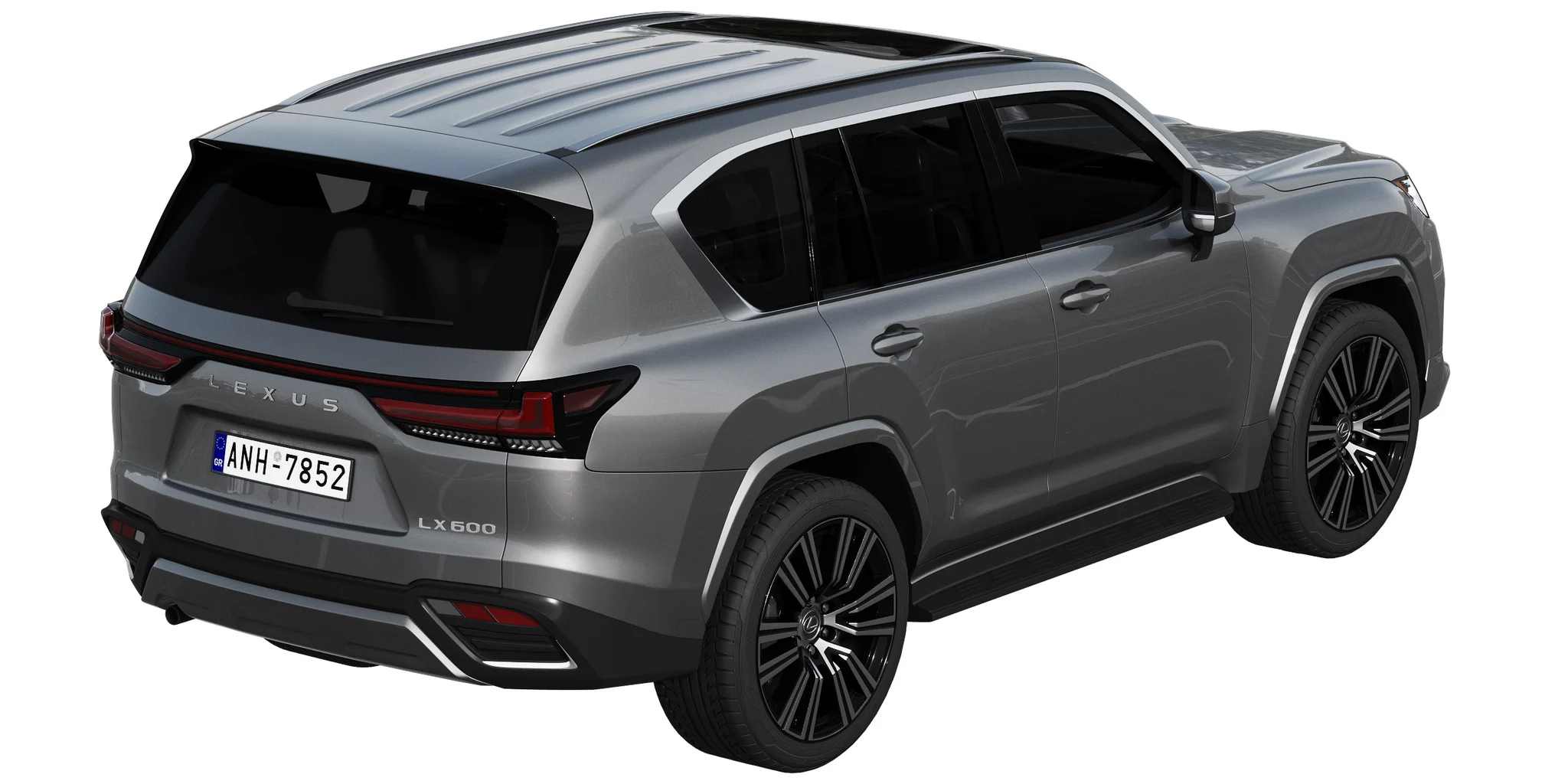 Lexus LX600, 3D model preview 34