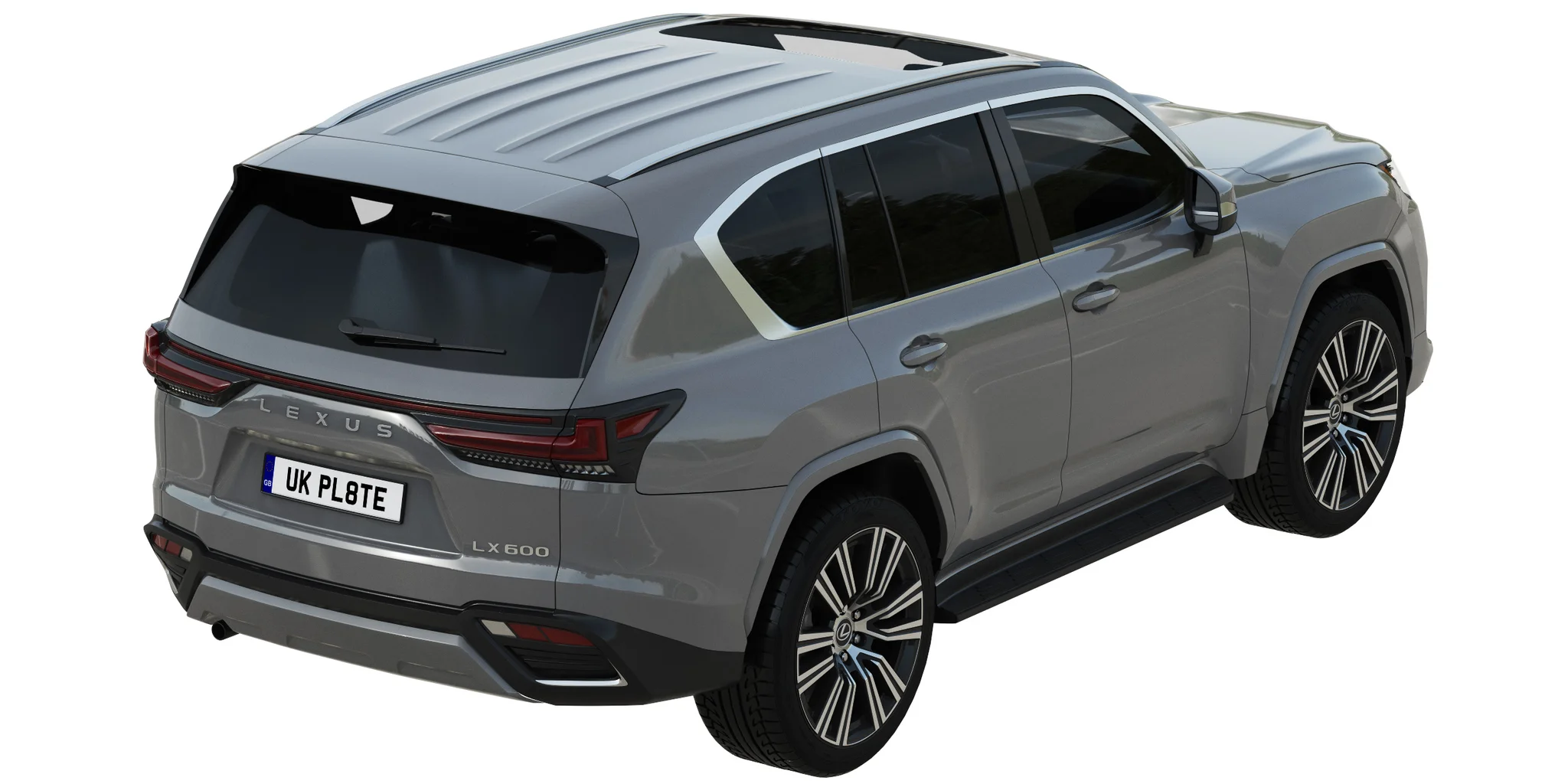 Lexus LX600, 3D model preview 36
