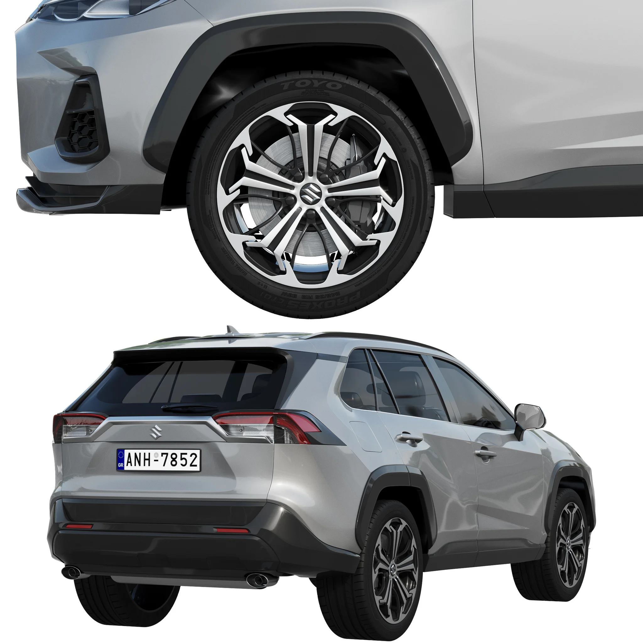 Suzuki Across, 3D model preview 2