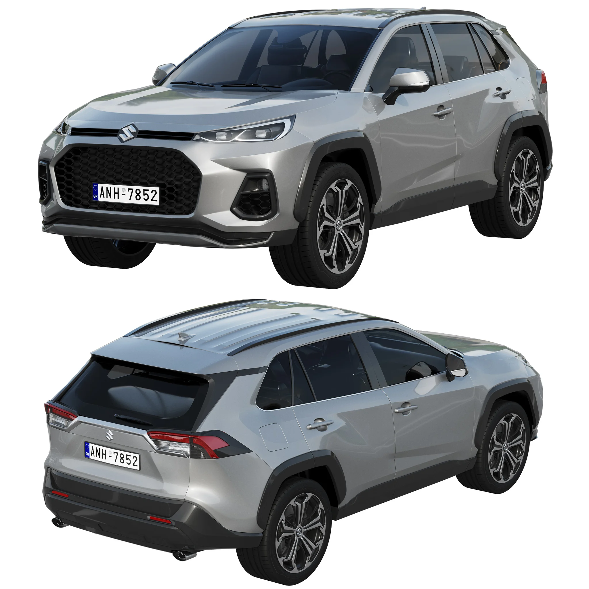 Suzuki Across, 3D model preview 7
