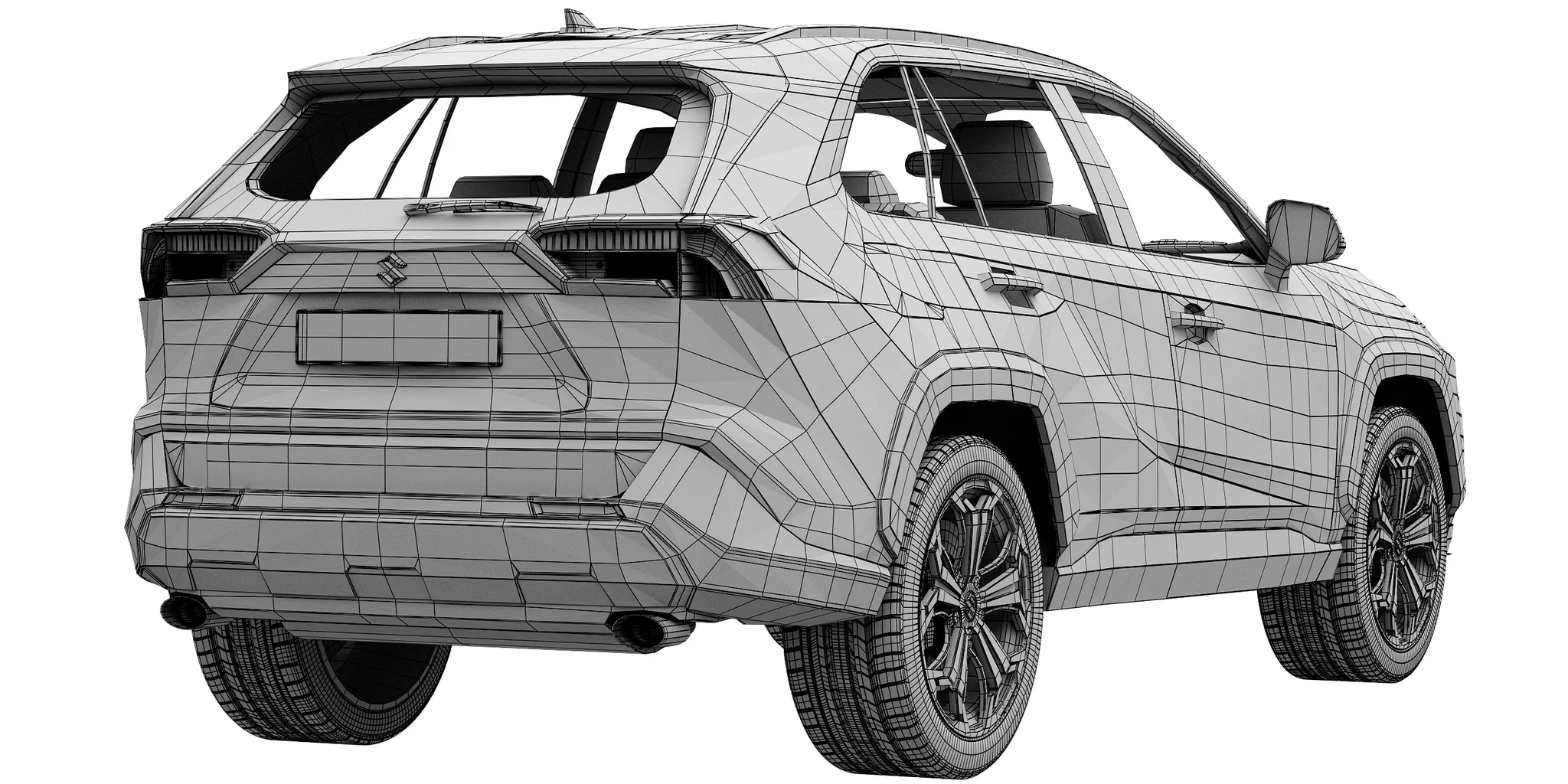 Suzuki Across, 3D model preview 8