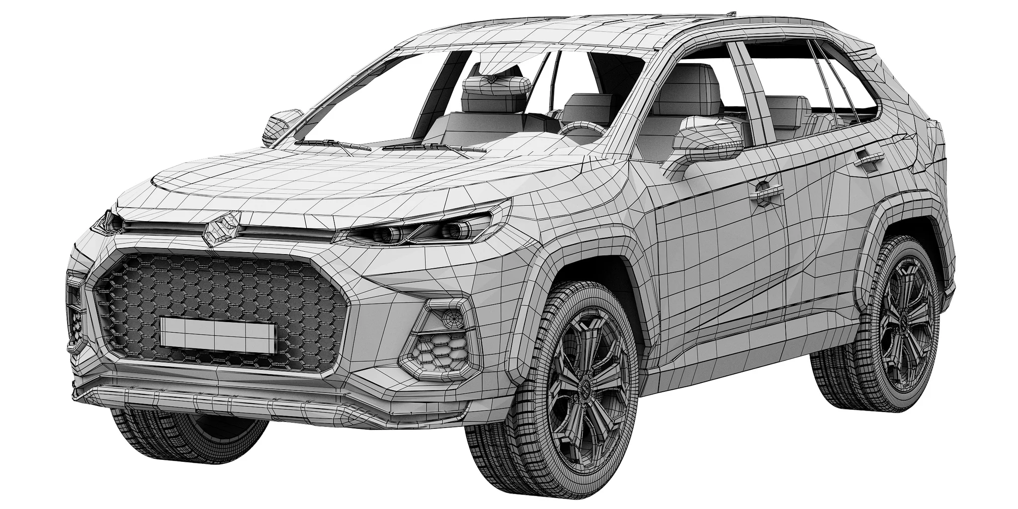 Suzuki Across, 3D model preview 12