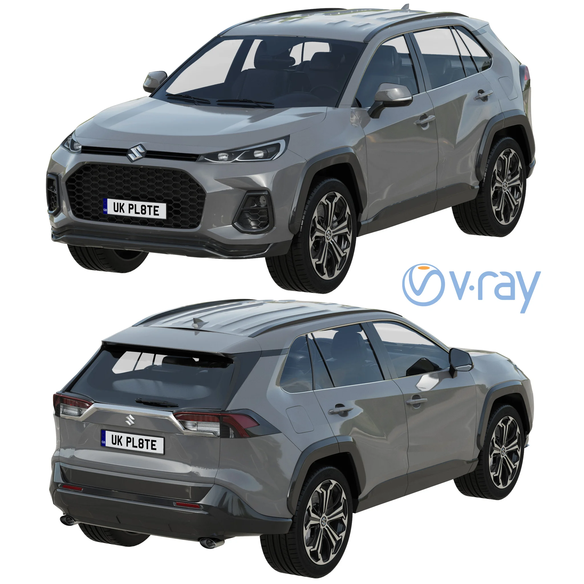 Suzuki Across, 3D model preview 14
