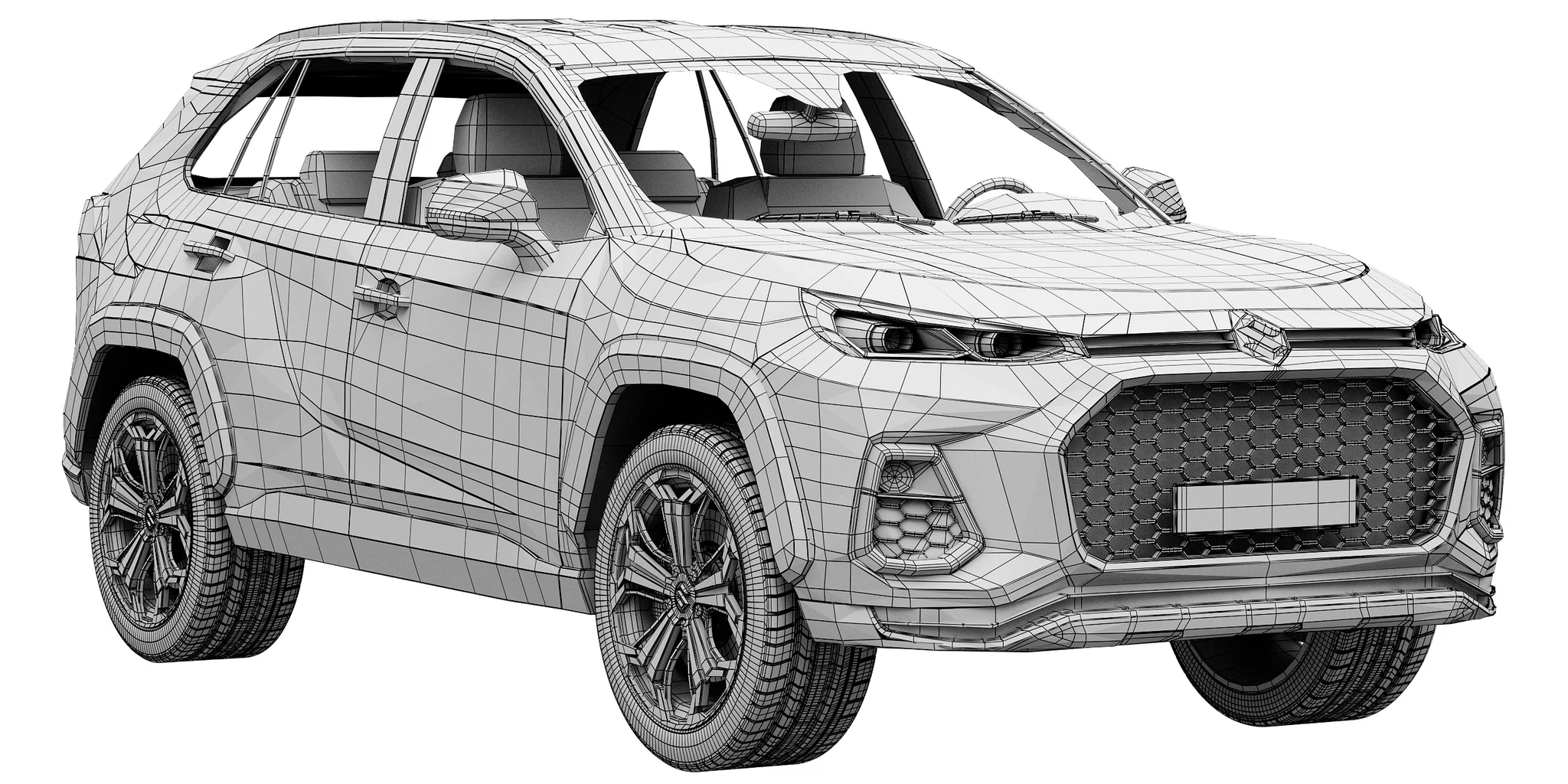 Suzuki Across, 3D model preview 17