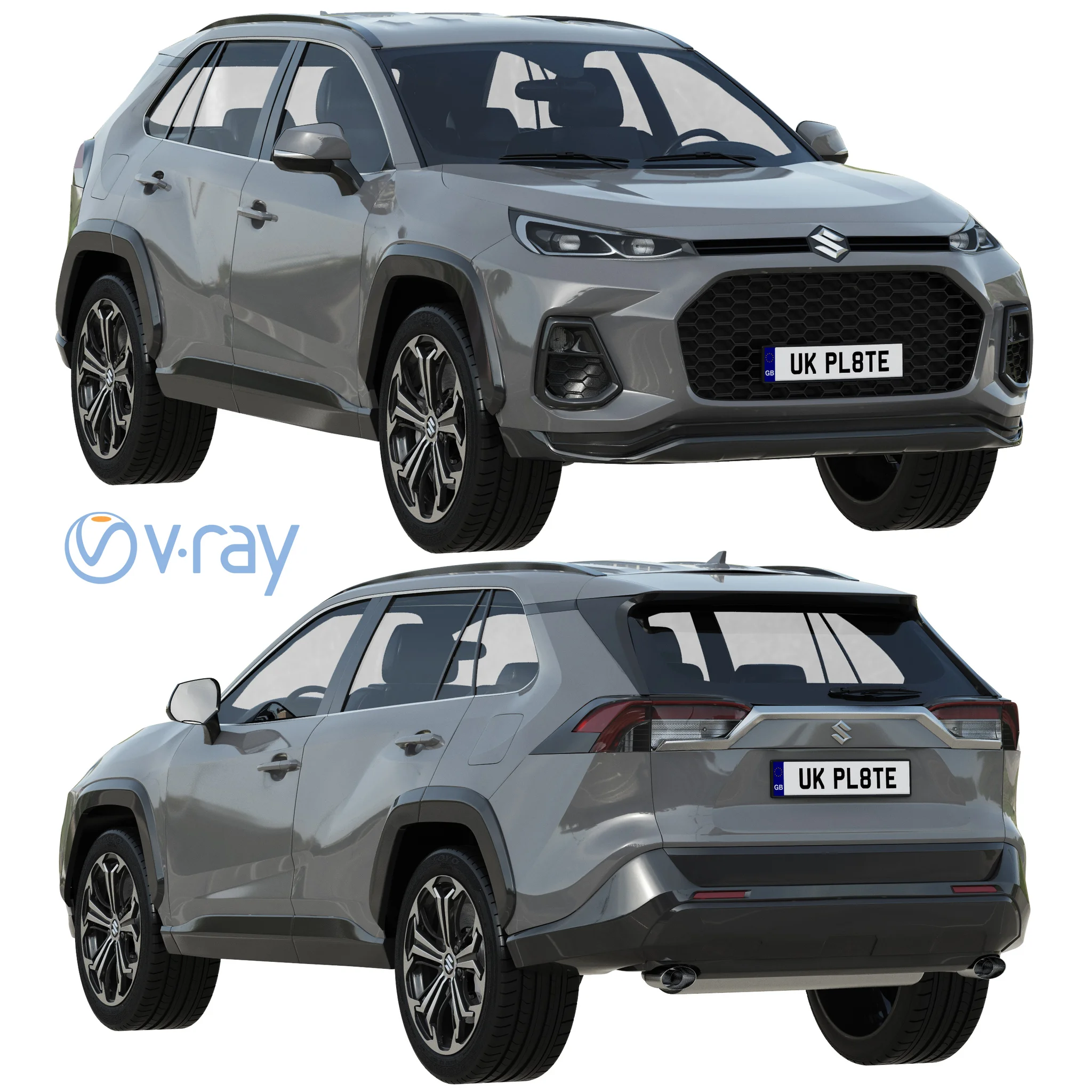 Suzuki Across, 3D model preview 20