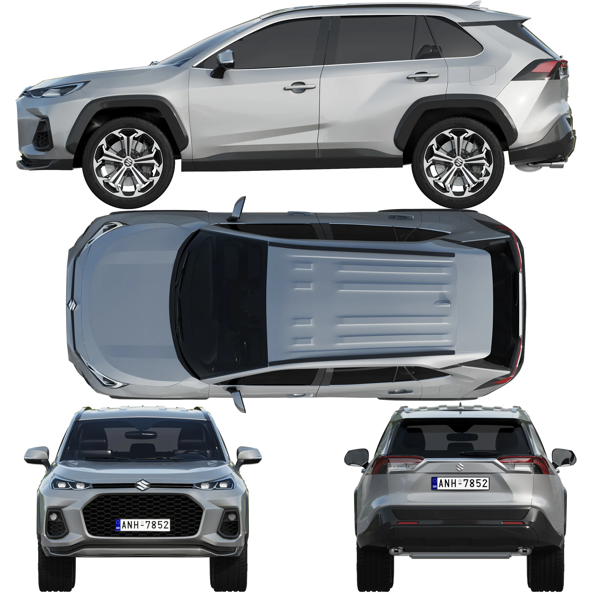 Suzuki Across, 3D model preview 28