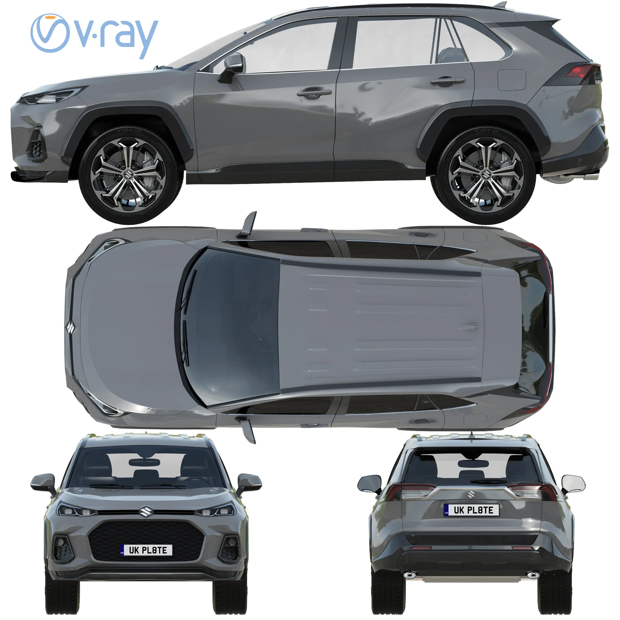 Suzuki Across, 3D model preview 30