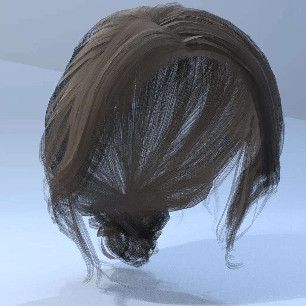 Korean Girl Hair 04