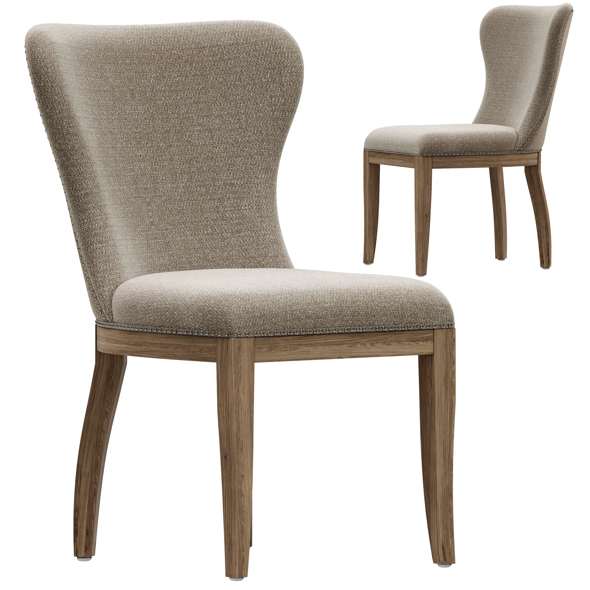 Dantone Home Oxford Chair — 3D model preview 1