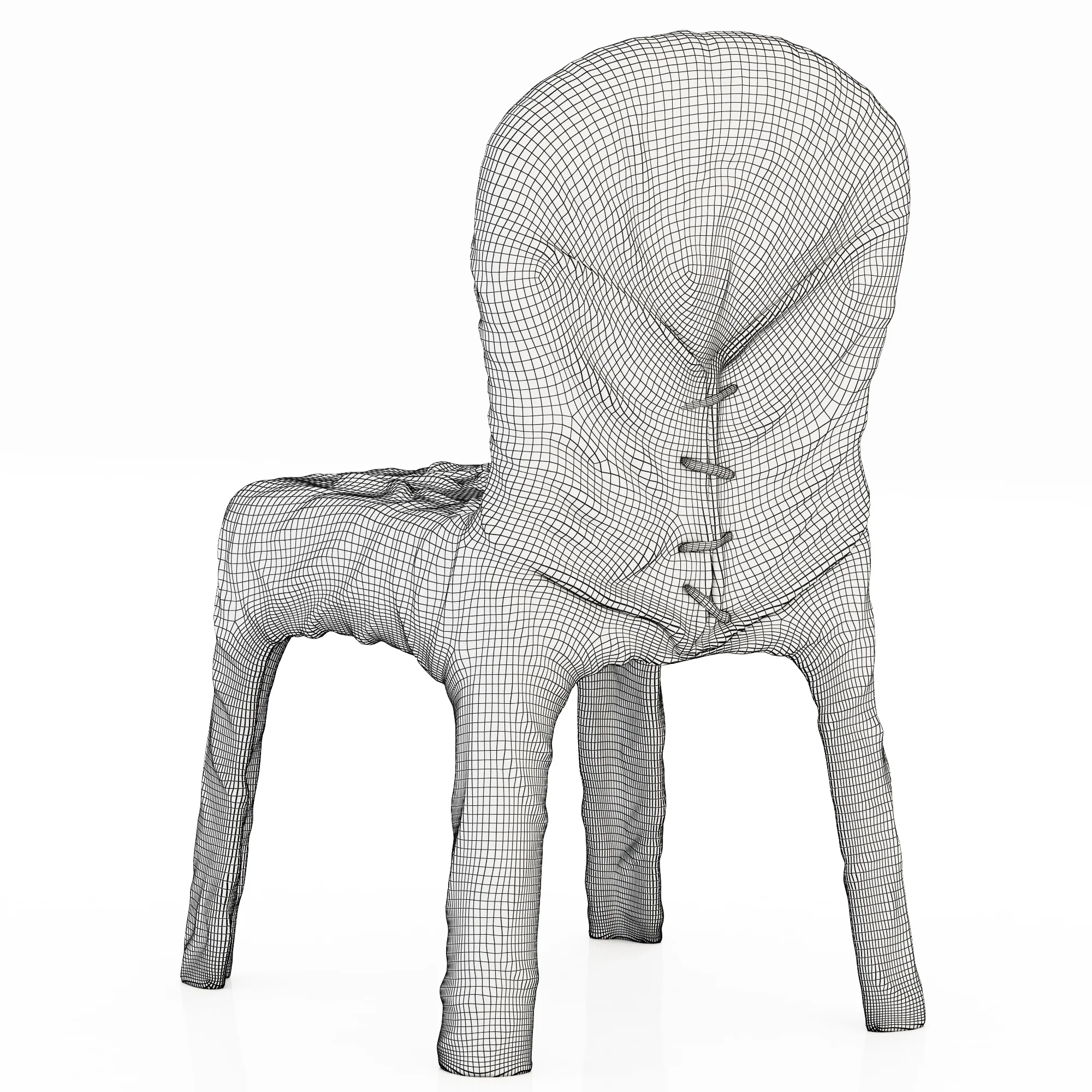 Baxter STROMBOLI Chair — 3D model preview 5