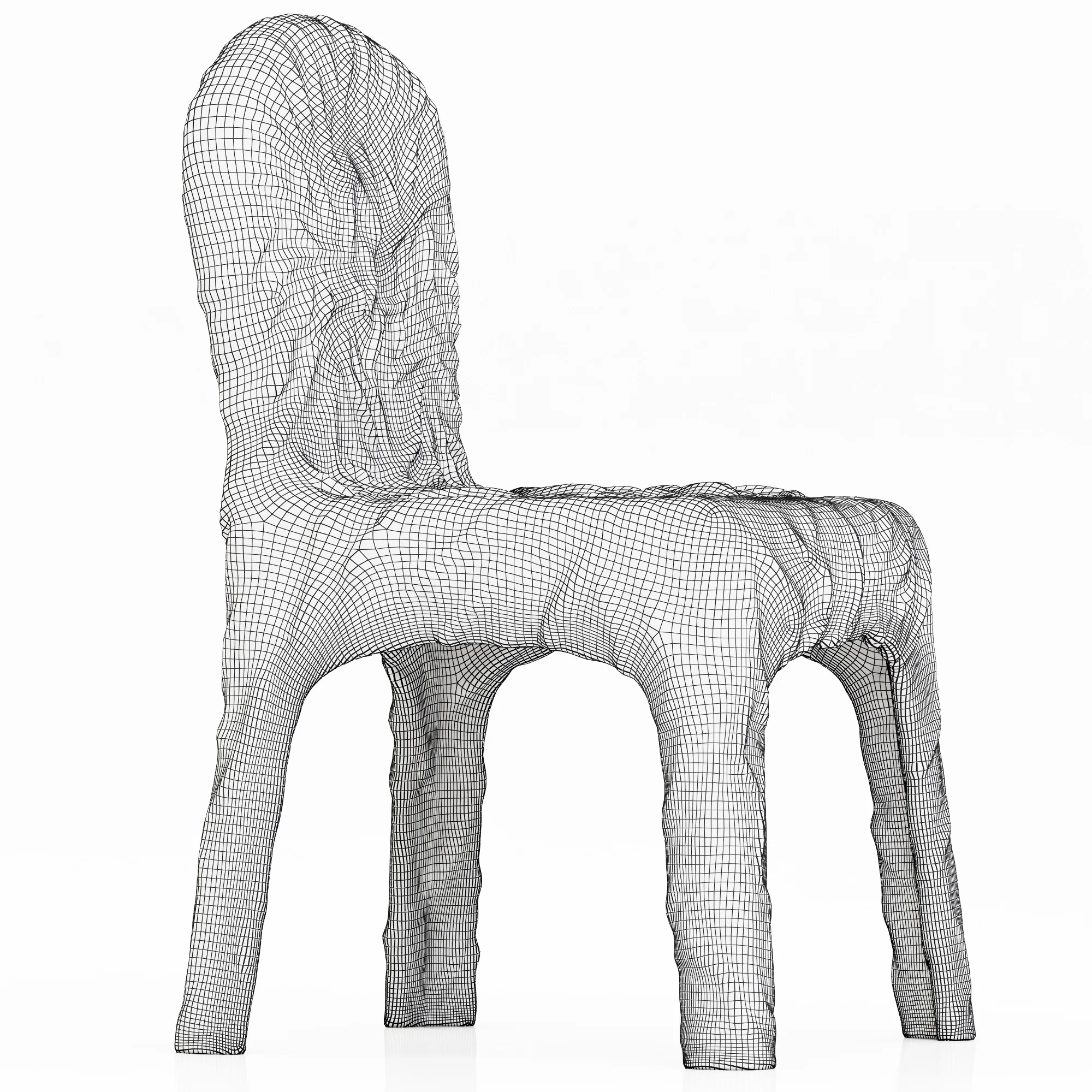 Baxter STROMBOLI Chair — 3D model preview 7